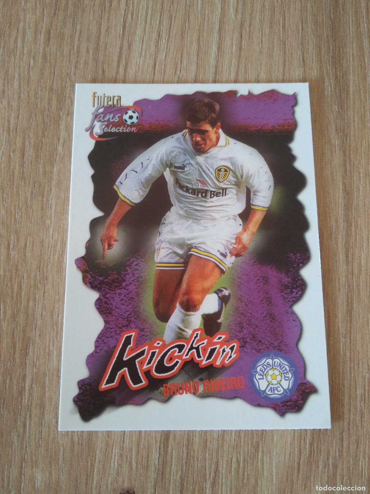 Cromos de f&uacute;tbol: 40 BRUNO RIBEIRO CROMO FUTBOL Futera Leeds United Fans' Selection 1999
