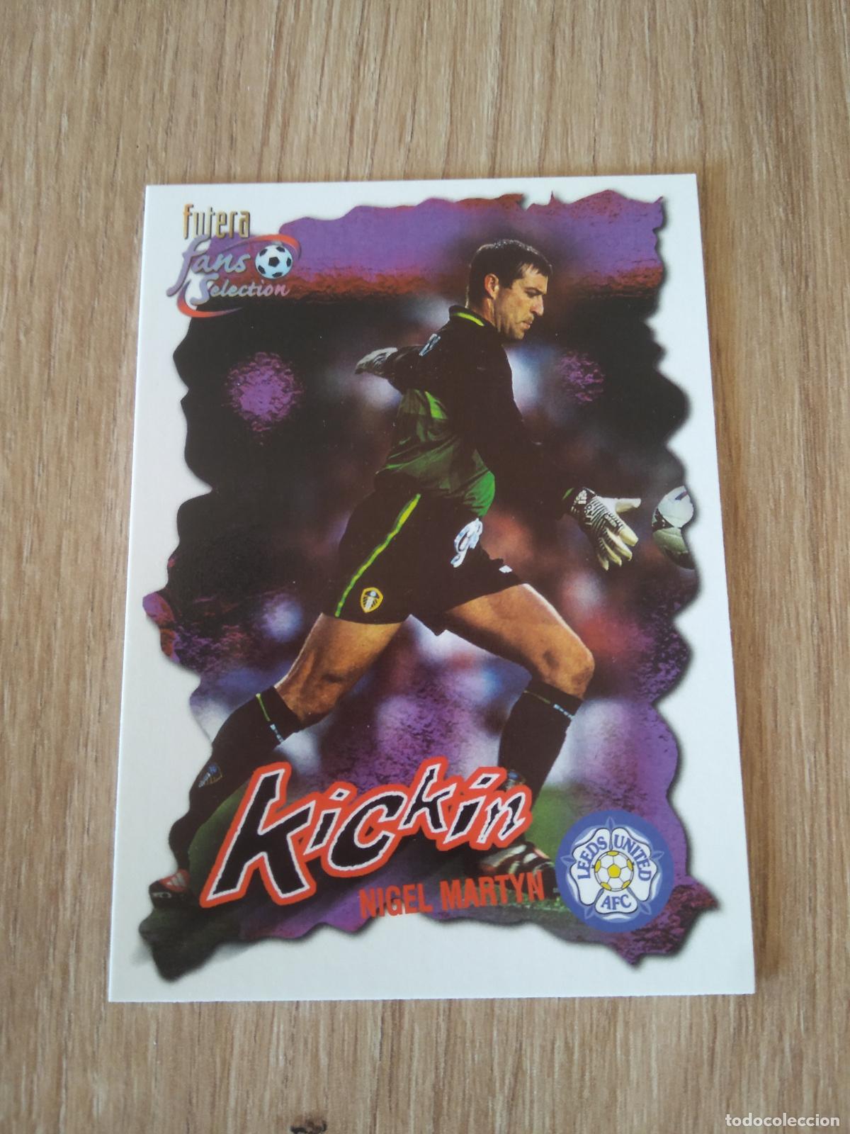 Cromos de f&uacute;tbol: 42 NIGEL MARTYN CROMO FUTBOL Futera Leeds United Fans' Selection 1999
