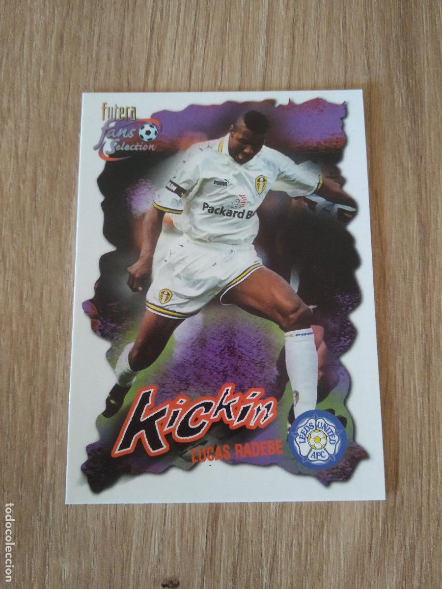 Cromos de f&uacute;tbol: 43 LUCAS RADEBE CROMO FUTBOL Futera Leeds United Fans' Selection 1999