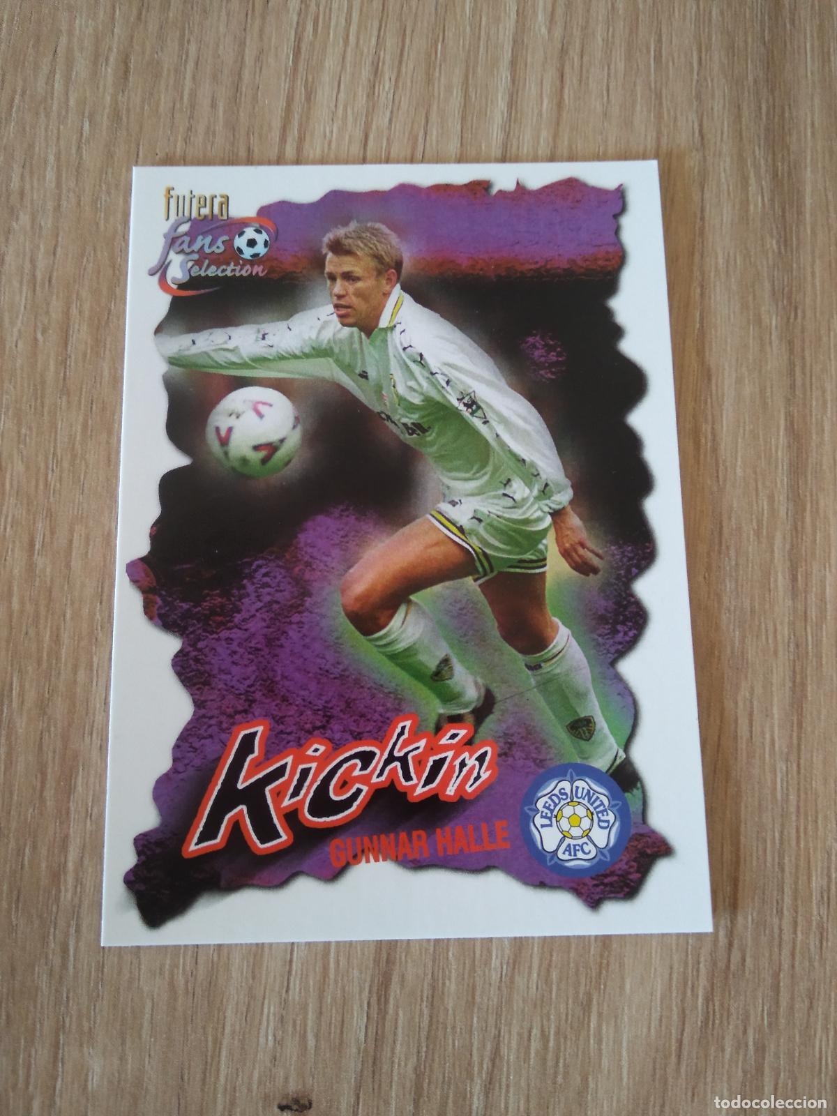 Cromos de f&uacute;tbol: 44 GUNNAR HALLE CROMO FUTBOL Futera Leeds United Fans' Selection 1999