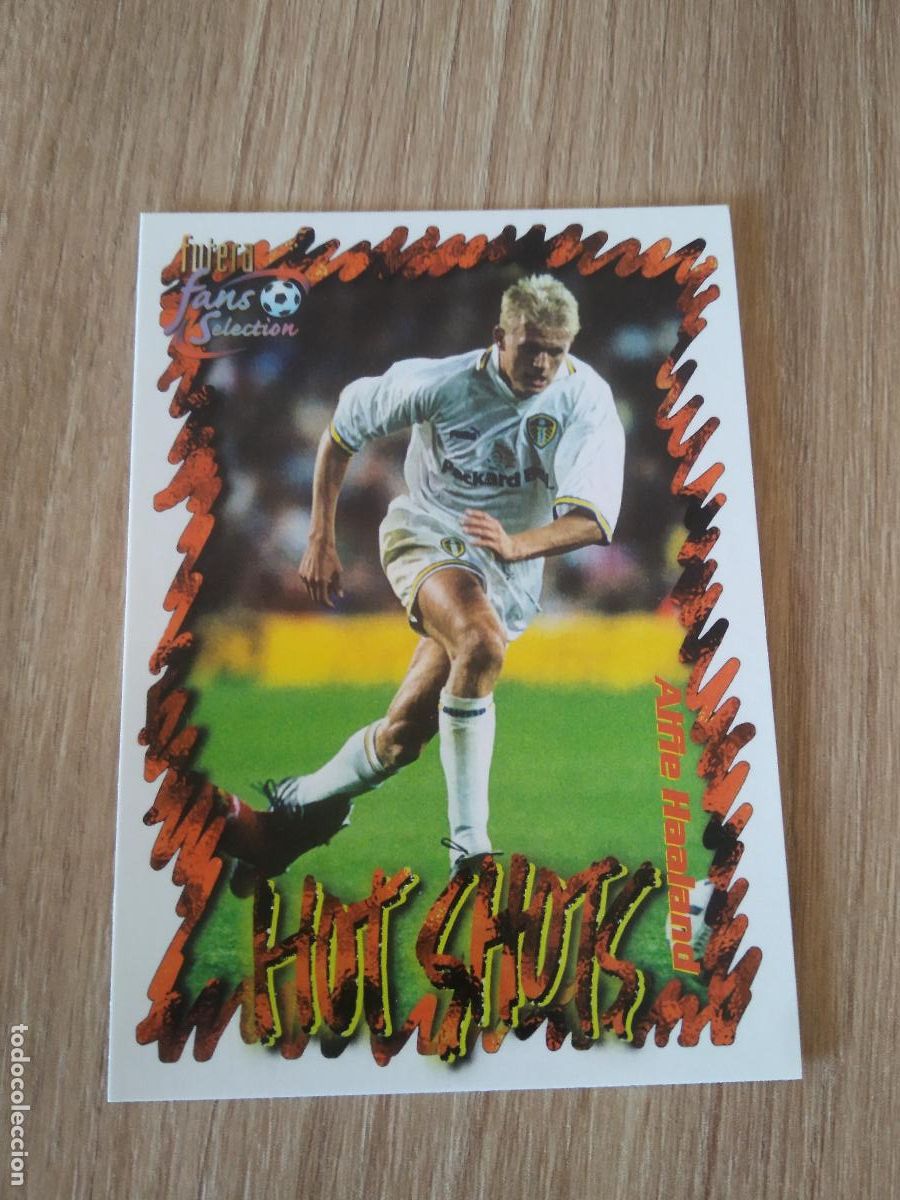 Cromos de f&uacute;tbol: 51 ALFIE HAALAND CROMO FUTBOL Futera Leeds United Fans' Selection 1999