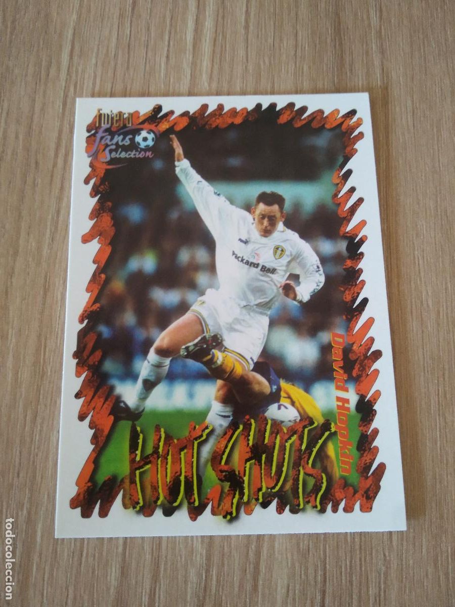 Cromos de f&uacute;tbol: 52 DAVID HOPKIN CROMO FUTBOL Futera Leeds United Fans' Selection 1999