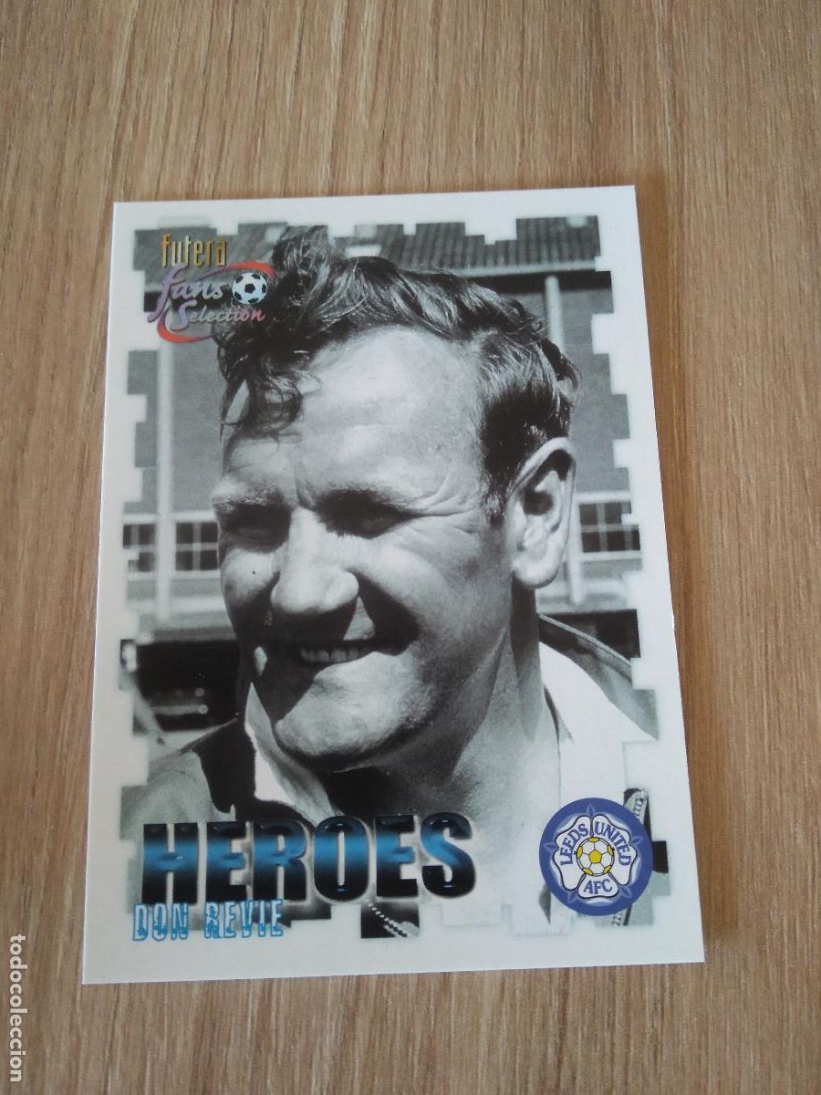 Cromos de f&uacute;tbol: 62 DON REVIE CROMO FUTBOL Futera Leeds United Fans' Selection 1999