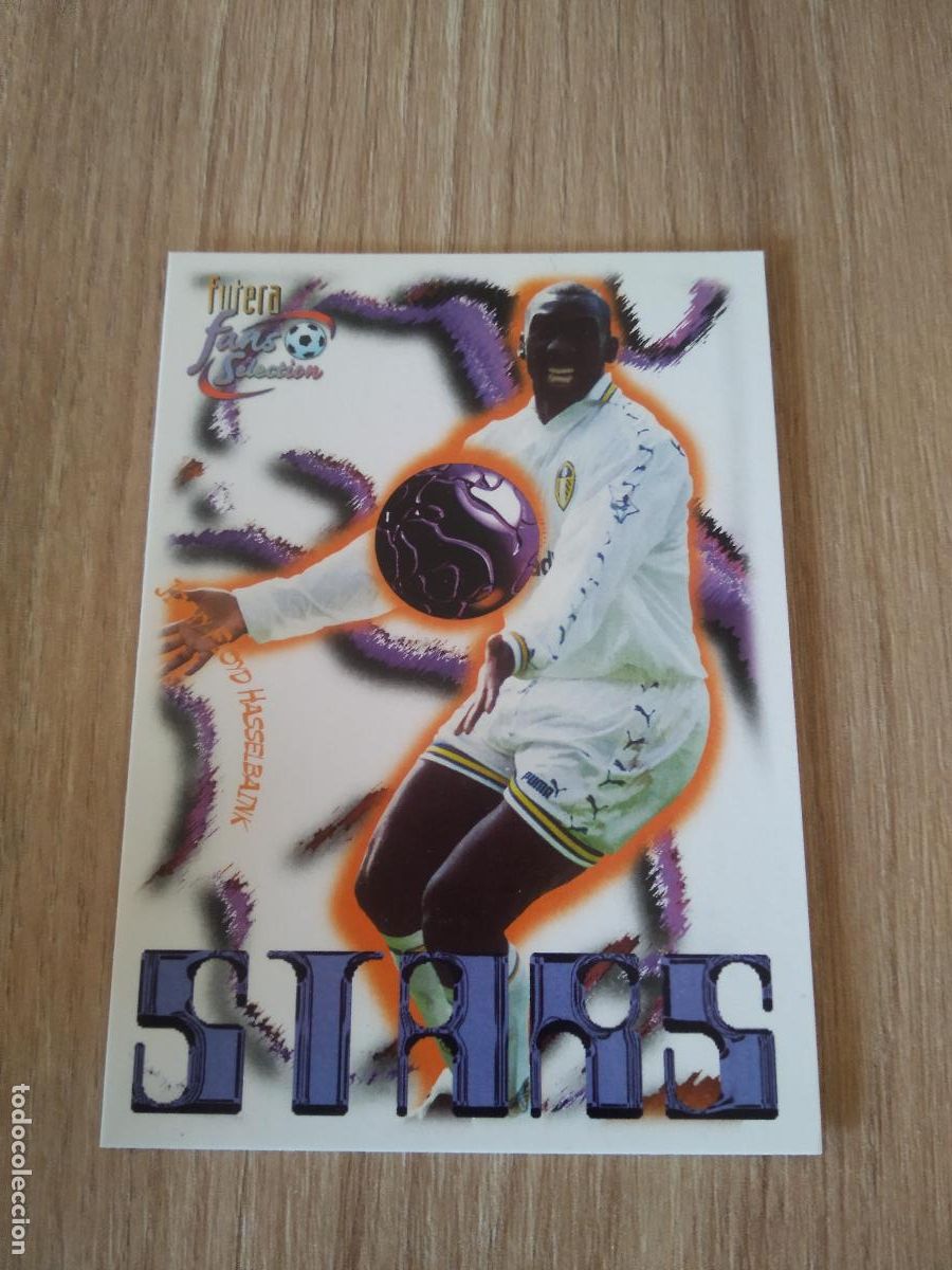 Cromos de f&uacute;tbol: 66 JIMMY FLOYD HASSELBAINK CROMO FUTBOL Futera Leeds United Fans' Selection 1999