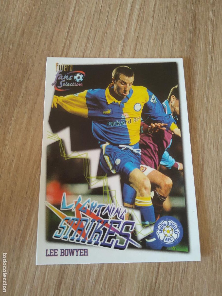 Cromos de f&uacute;tbol: 69 LEE BOWYER CROMO FUTBOL Futera Leeds United Fans' Selection 1999