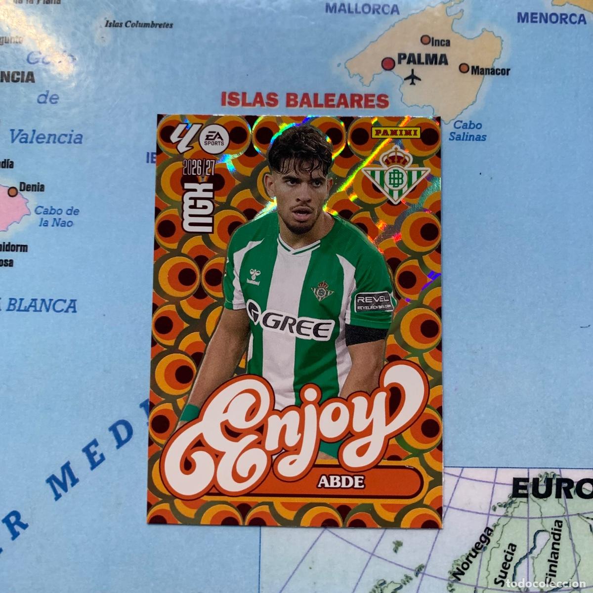 Cromos de f&uacute;tbol: Abde serie enjoy n&uacute;mero 379 del Betis megacracks 26-27 2026-2027