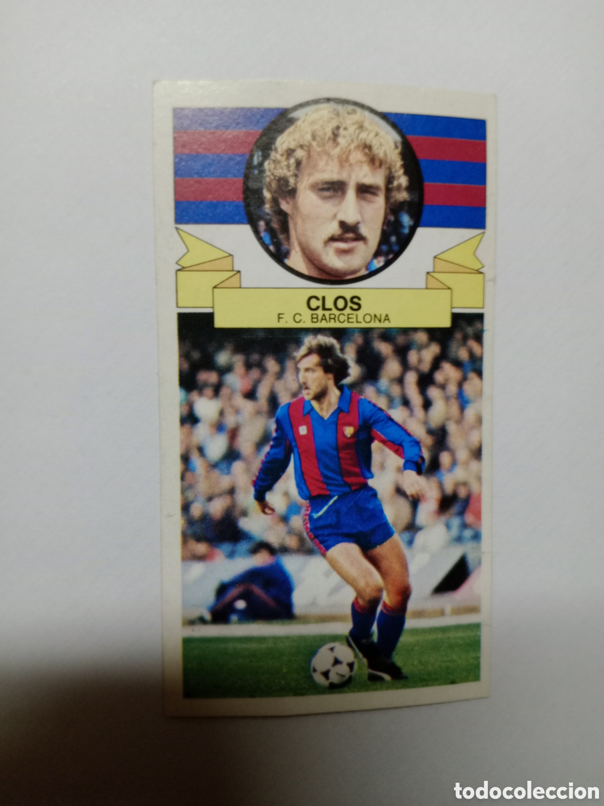Cromos de f&uacute;tbol: 85-86 ESTE CROMO NUEVO NUNCA PEGADO EN REGULAR ESTADO CLOS