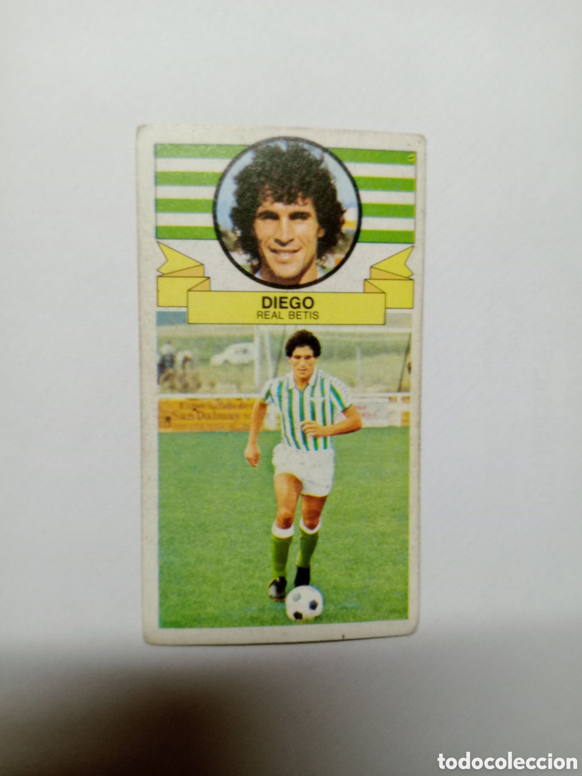 Cromos de f&uacute;tbol: 85-86 ESTE CROMO NUEVO NUNCA PEGADO EN REGULAR ESTADO DIEGO