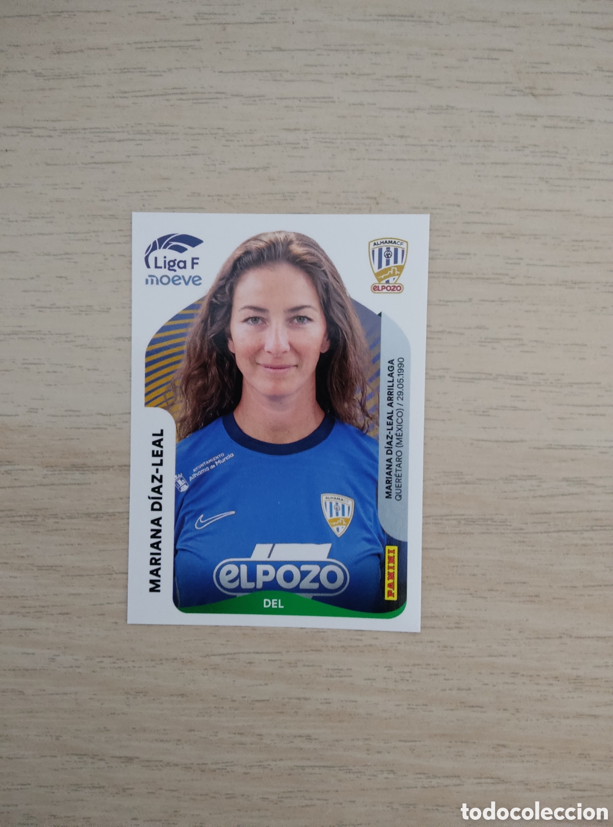 Cromos de f&uacute;tbol: 19 A MARIANA DIAZ LEAL ALHAMA CF ELPOZO LIGA F 2025 2026