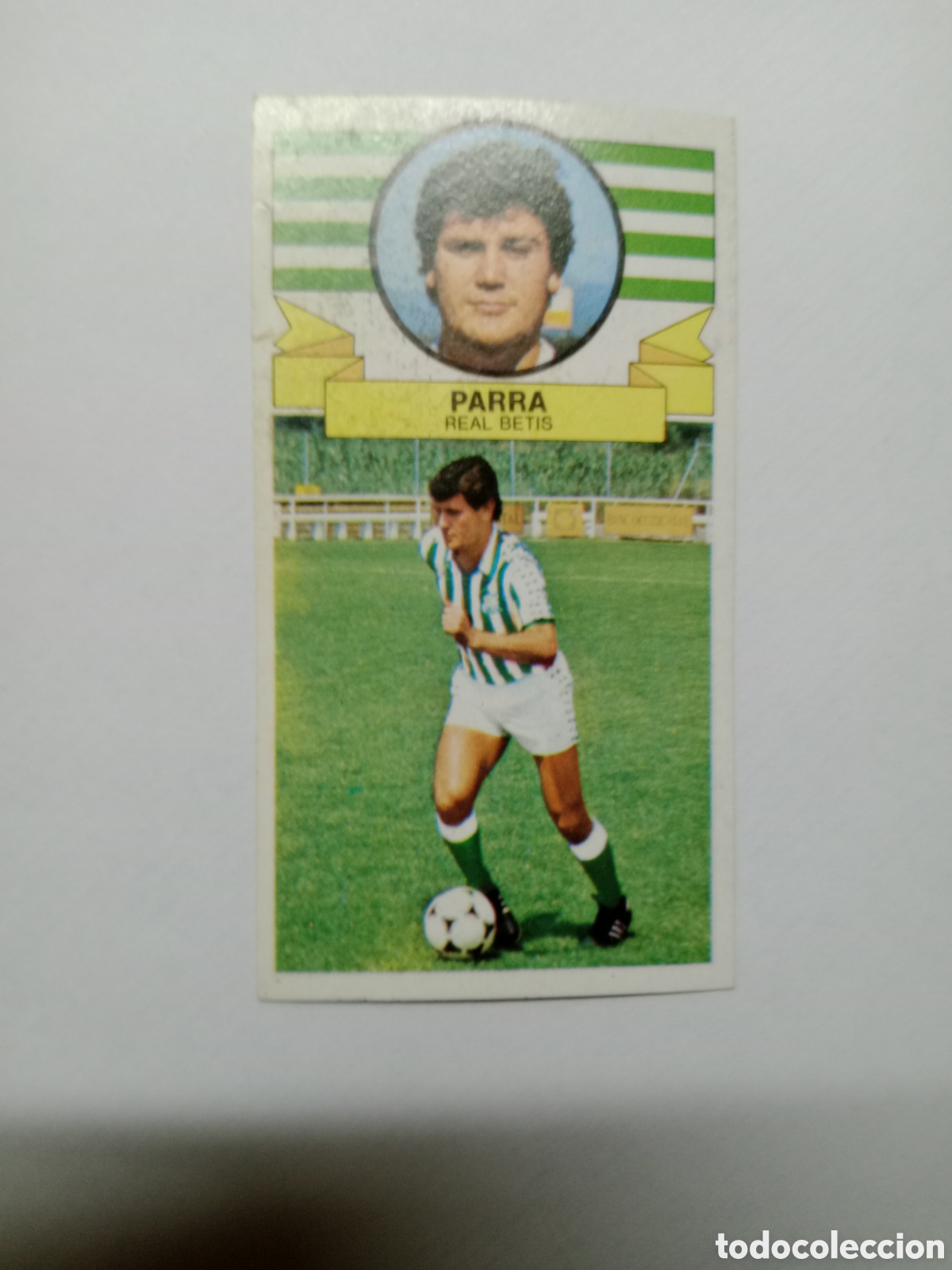 Cromos de f&uacute;tbol: 85-86 ESTE CROMO NUEVO NUNCA PEGADO EN REGULAR ESTADO PARRA