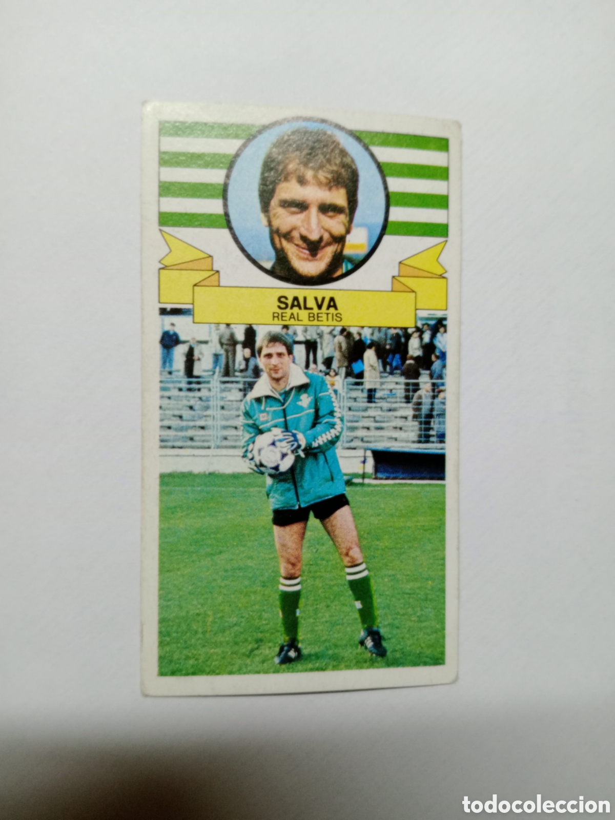Cromos de f&uacute;tbol: 85-86 ESTE CROMO NUEVO NUNCA PEGADO EN BUEN ESTADO SALVA