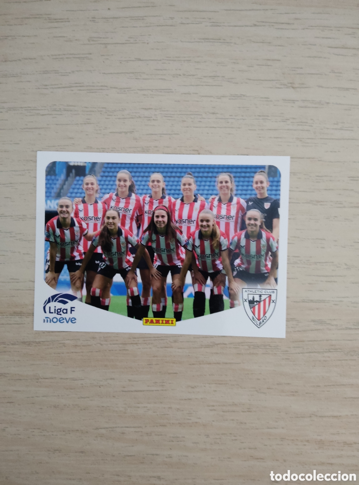 Cromos de f&uacute;tbol: 23 PLANTILLA ATHLETIC CLUB LIGA F 2025 2026
