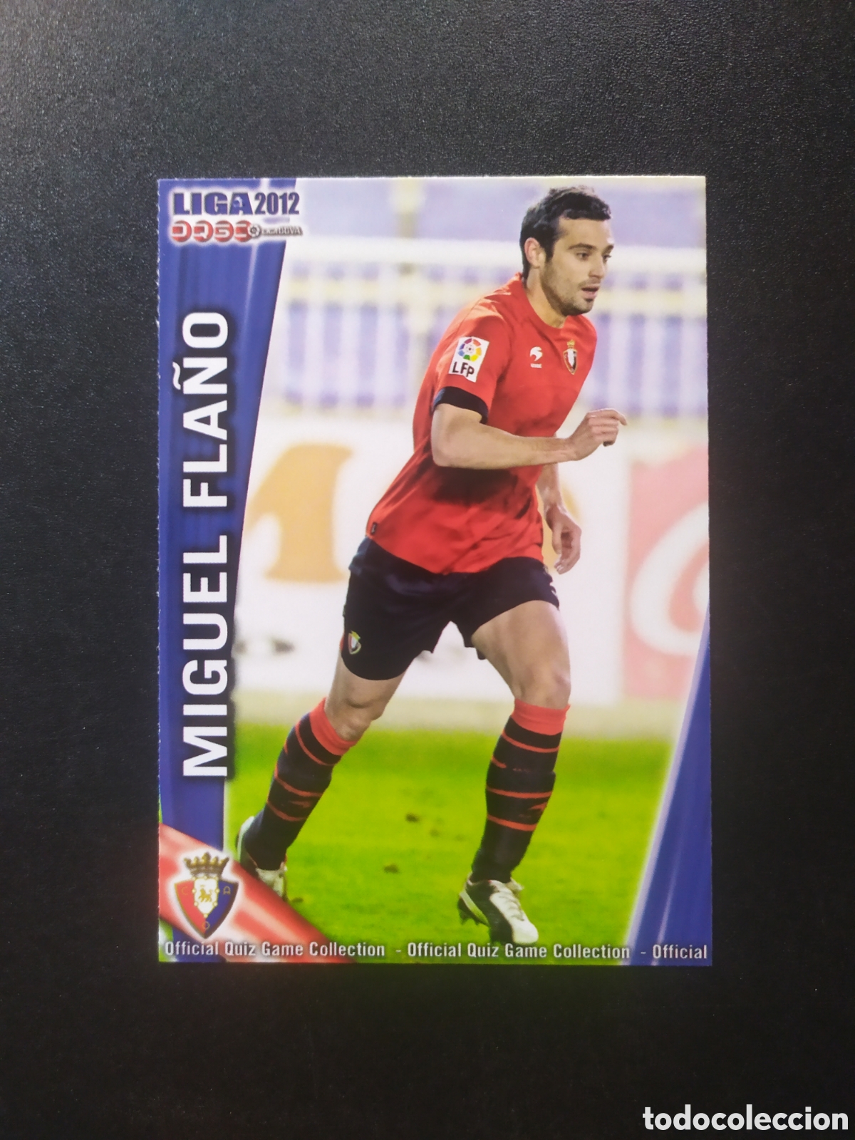 Cromos de f&uacute;tbol: Mundicromo fichas Liga 2011 2012 11 12 Miguel Fla&ntilde;o n&deg; 225 Osasuna