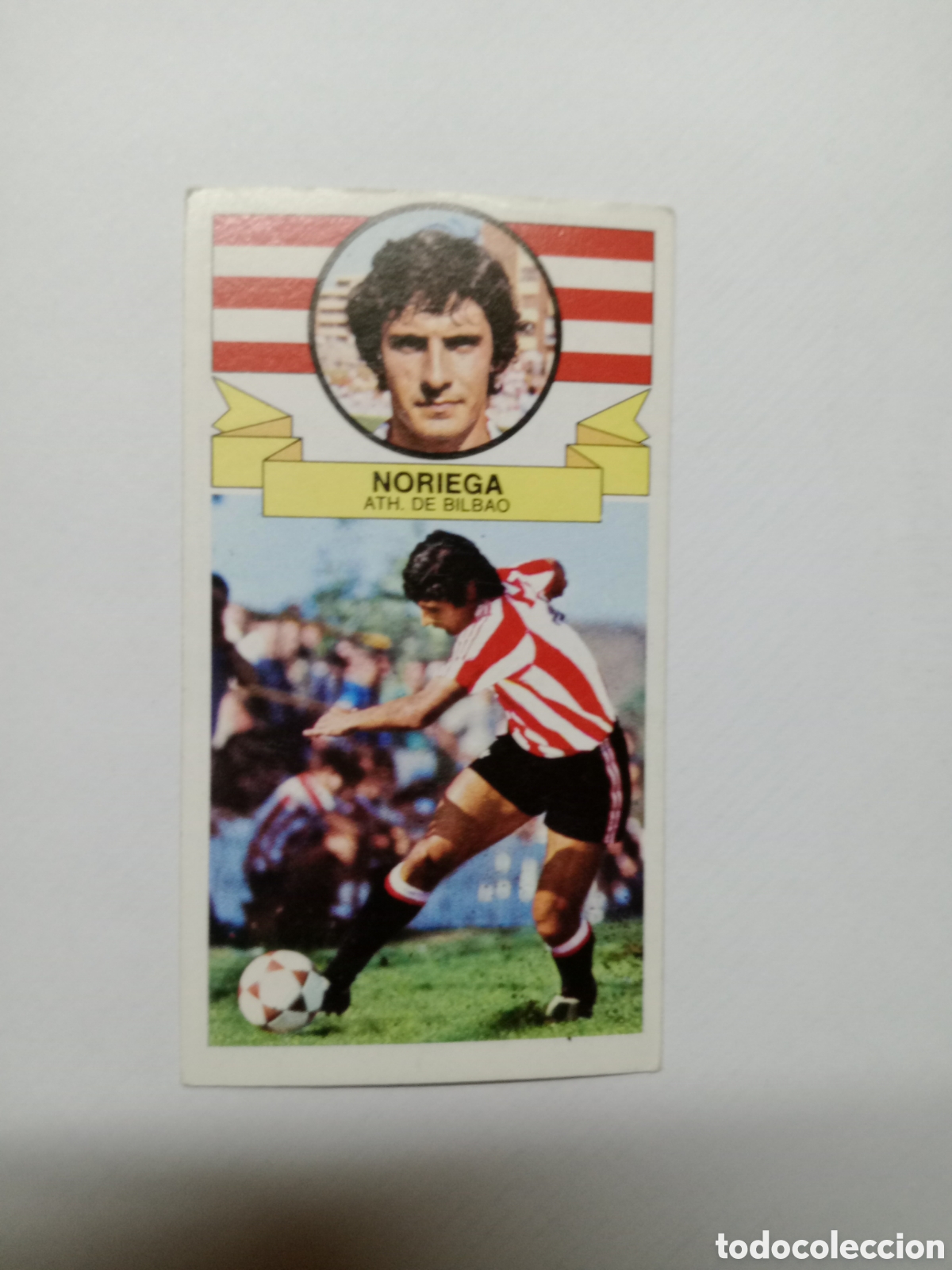 Cromos de f&uacute;tbol: 85-86 ESTE CROMO NUEVO NUNCA PEGADO EN BUEN ESTADO NORIEGA