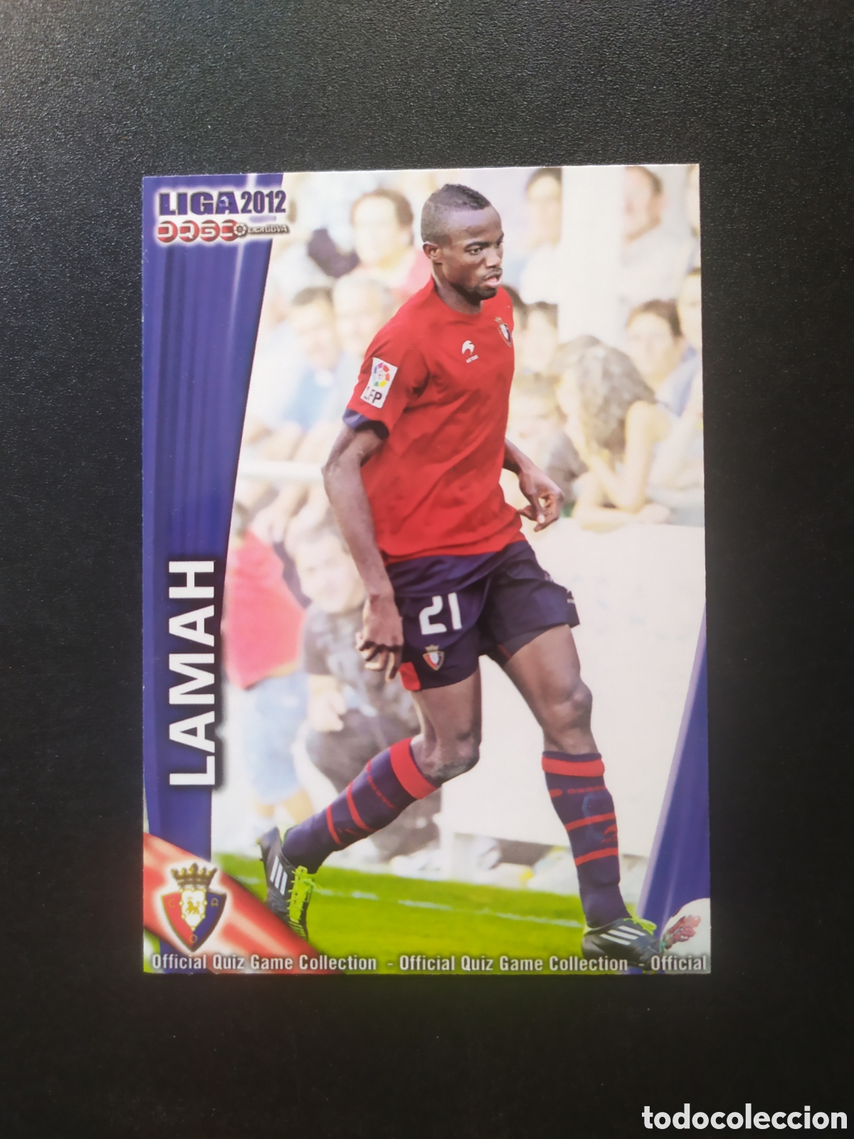 Cromos de f&uacute;tbol: Mundicromo fichas Liga 2011 2012 11 12 Lamah n&deg; 230 Osasuna