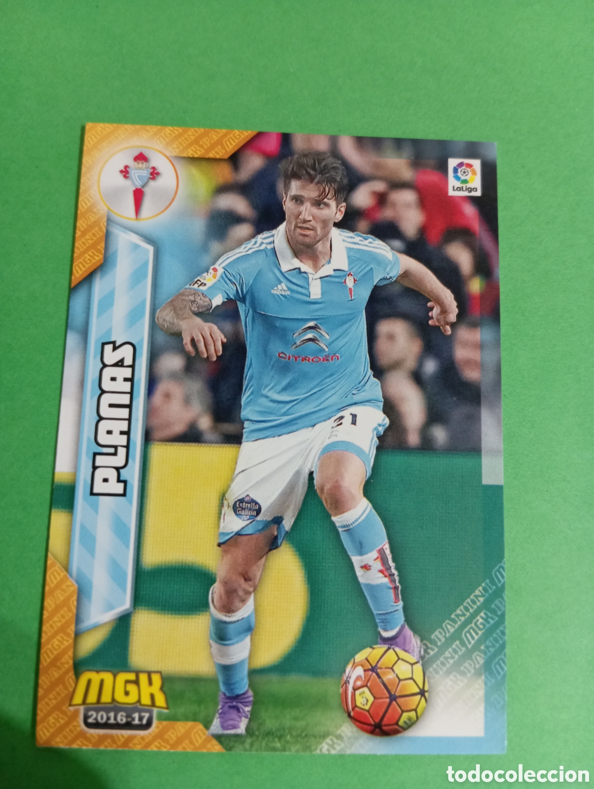 Cromos de f&uacute;tbol: Planas Celta de Vigo n&deg;145 / PANINI MEGACRACKS 2016/2017