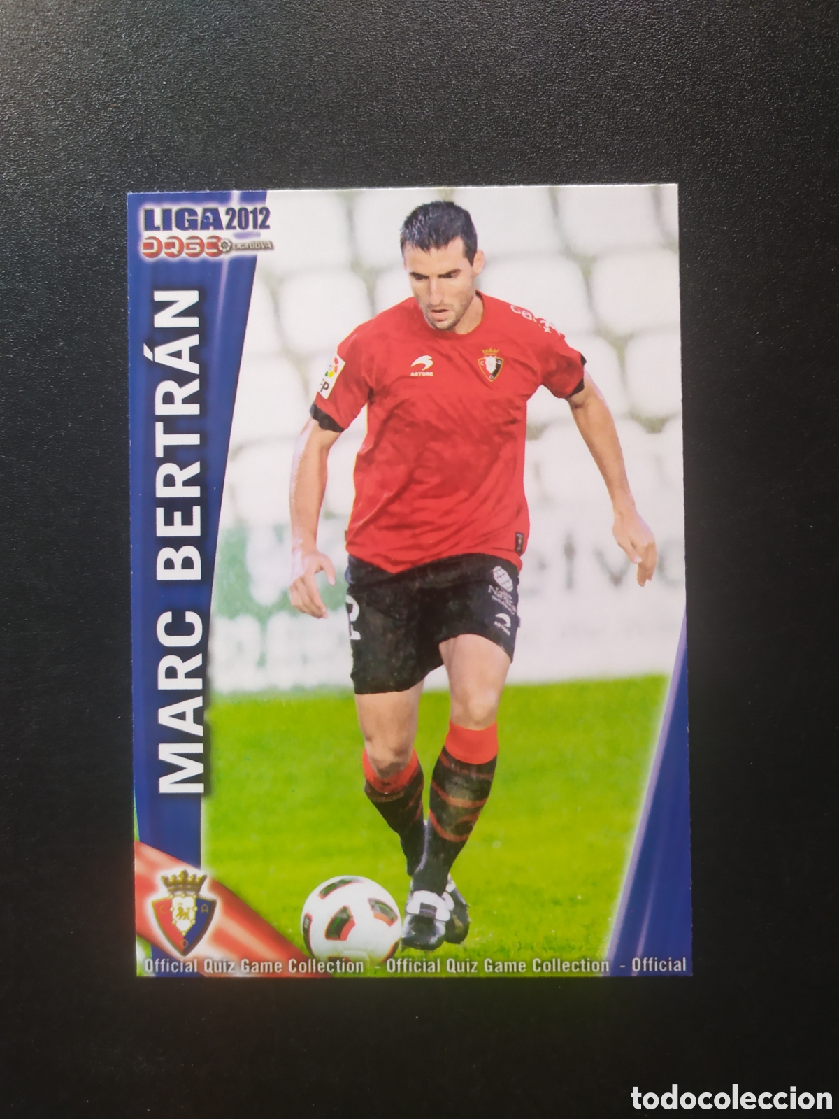 Cromos de f&uacute;tbol: Mundicromo fichas Liga 2011 2012 11 12 Marc Bertr&aacute;n n&deg; 234 Osasuna