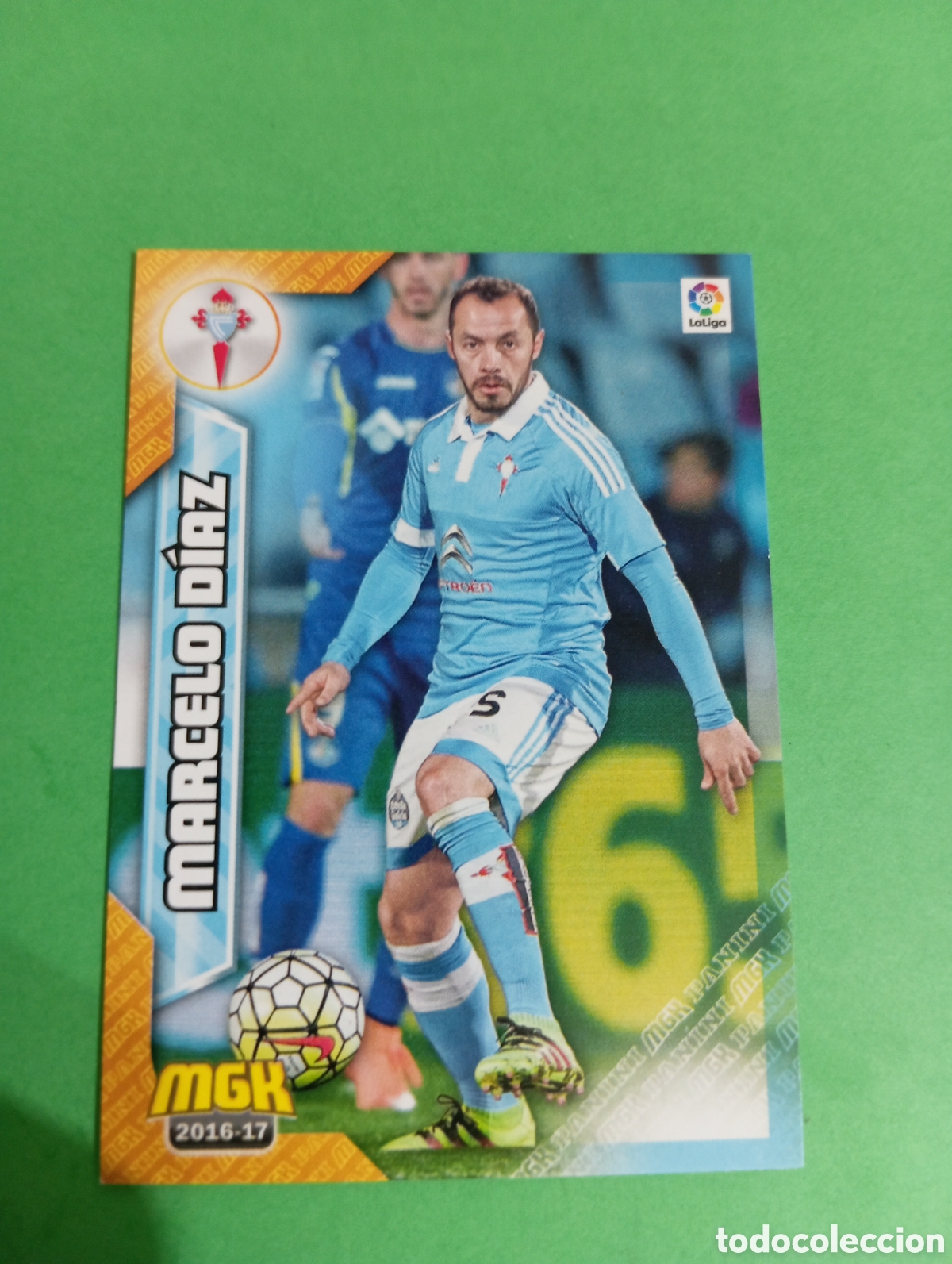 Cromos de f&uacute;tbol: Marcelo D&iacute;az Celta de Vigo n&deg;146 / PANINI MEGACRACKS 2016/2017