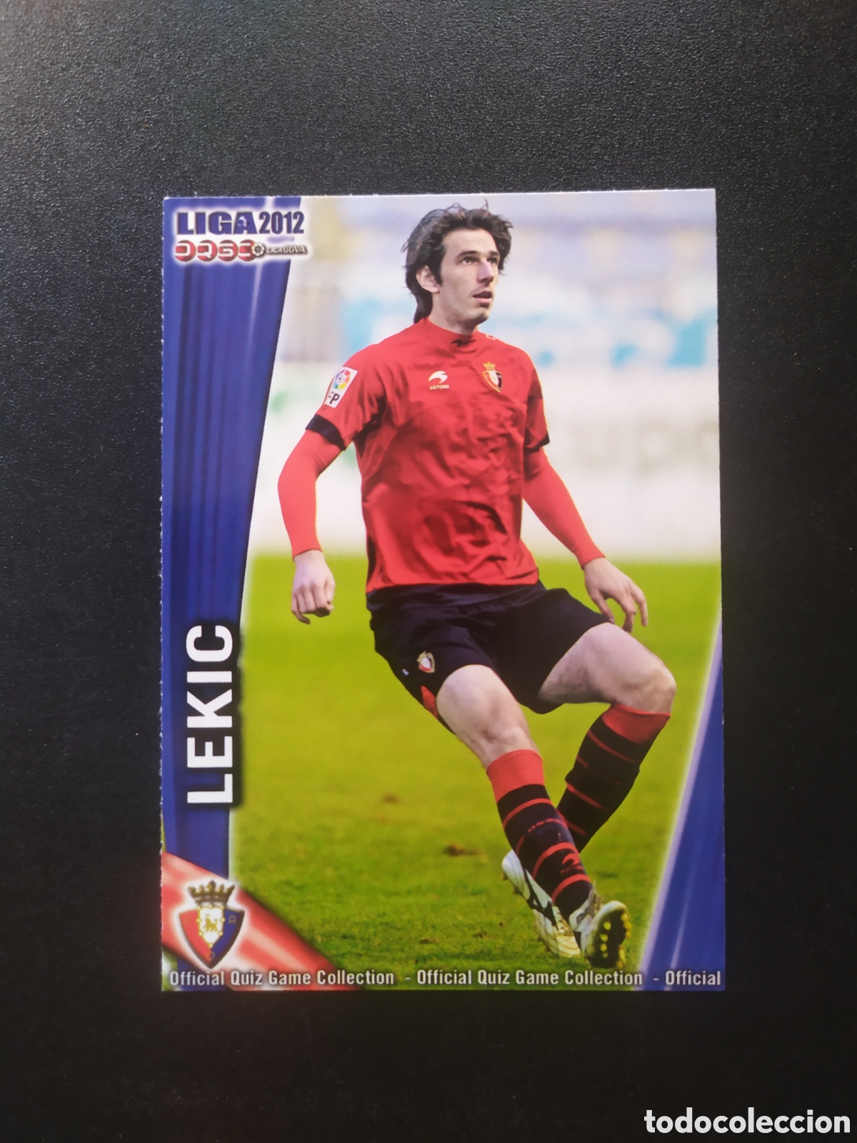 Cromos de f&uacute;tbol: Mundicromo fichas Liga 2011 2012 11 12 Lekic n&deg; 235 Osasuna