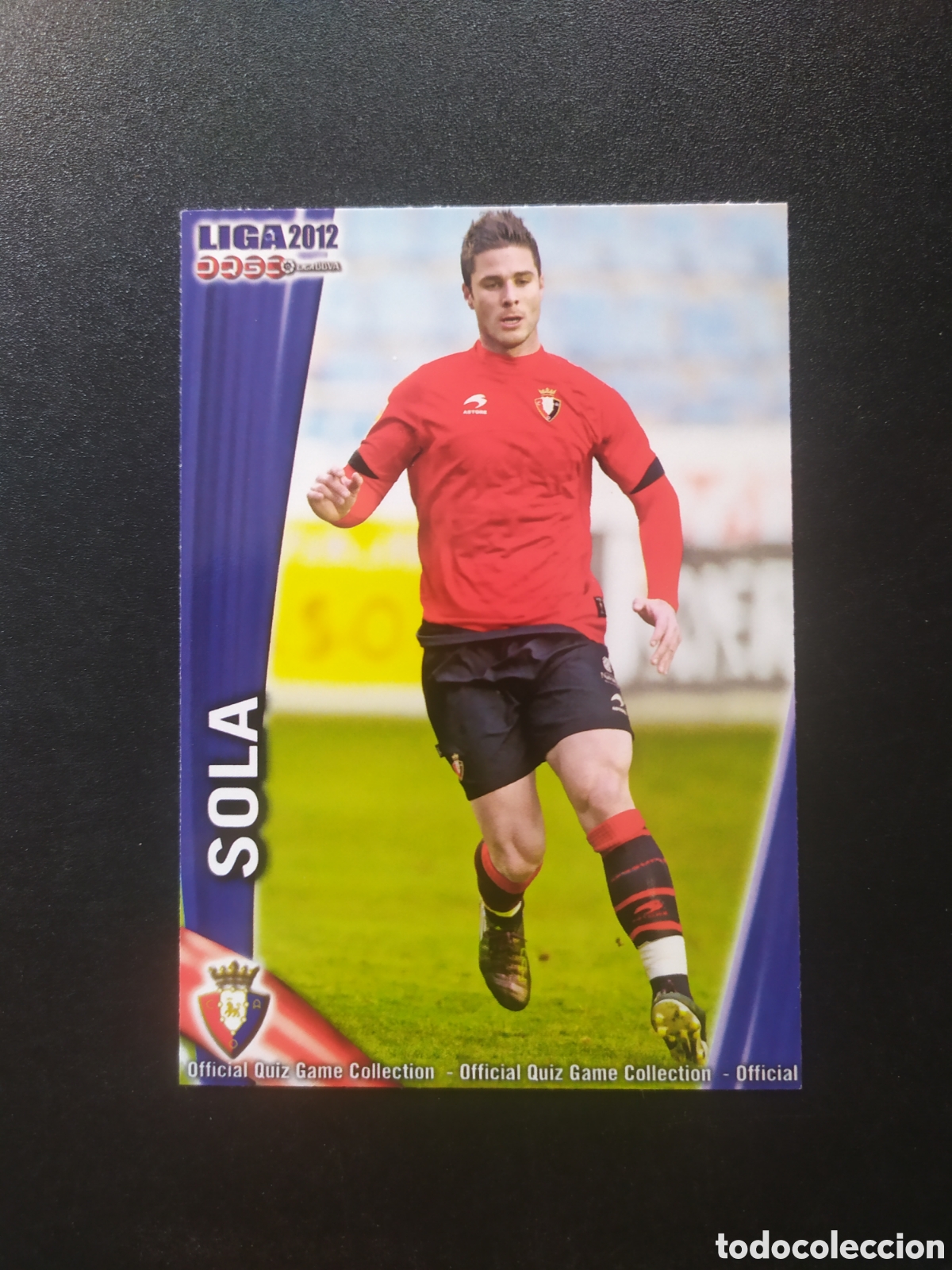 Cromos de f&uacute;tbol: Mundicromo fichas Liga 2011 2012 11 12 Sola n&deg; 236 Osasuna