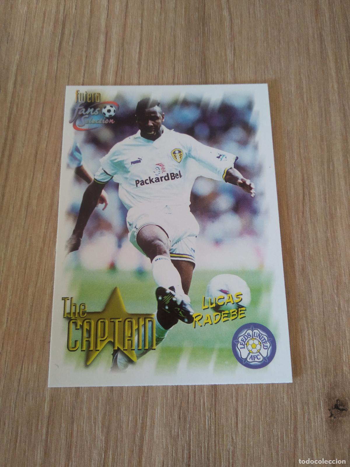 Cromos de f&uacute;tbol: 95 LUCAS RADEBE CROMO FUTBOL Futera Leeds United Fans' Selection 1999