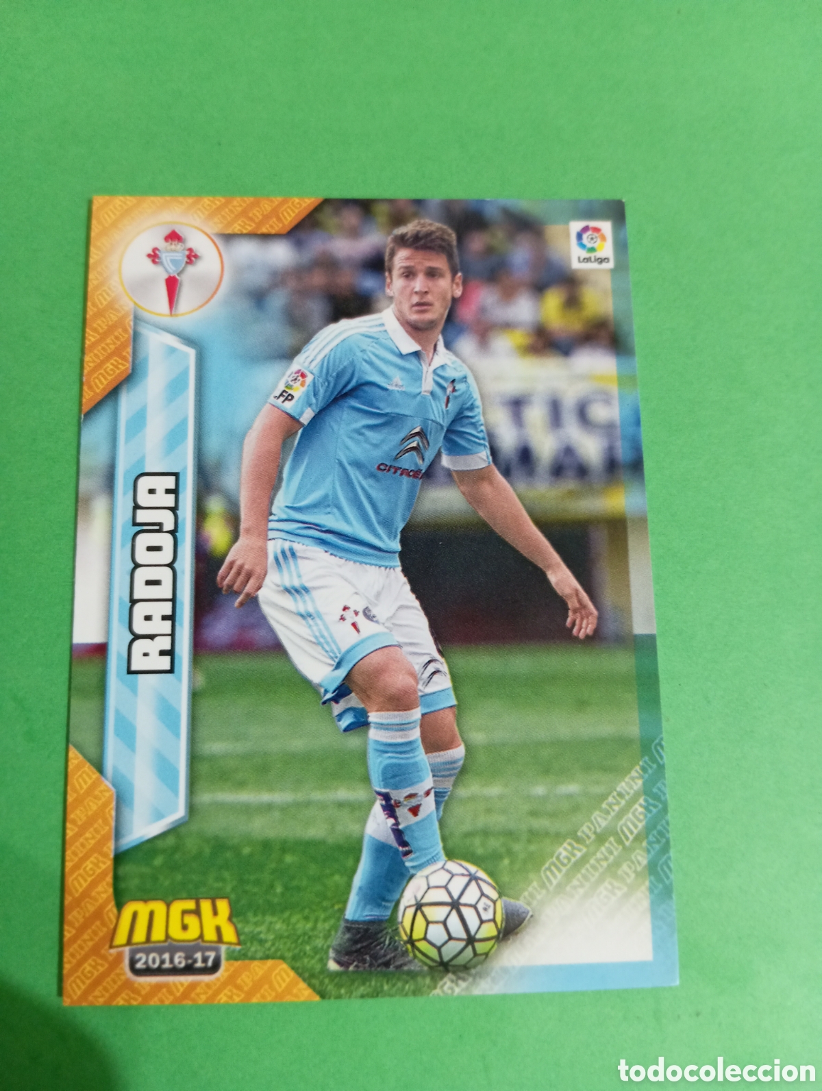 Cromos de f&uacute;tbol: Radoja Celta de Vigo n&deg;148 / PANINI MEGACRACKS 2016/2017