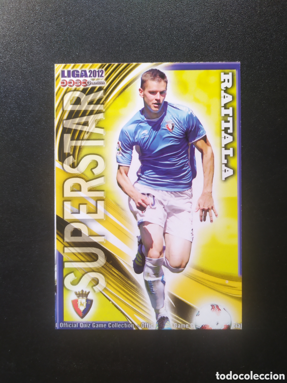 Cromos de f&uacute;tbol: Mundicromo fichas Liga 2011 2012 11 12 Raitala superstar mate n &deg; 240 Osasuna