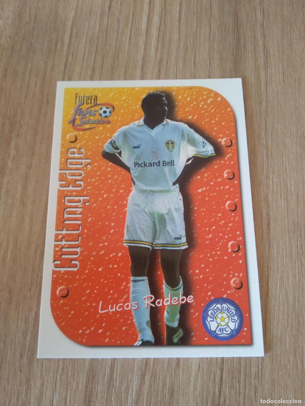 Cromos de f&uacute;tbol: CE1 LUCAS RADEBE CROMO FUTBOL Futera Leeds United Fans' Selection 1999