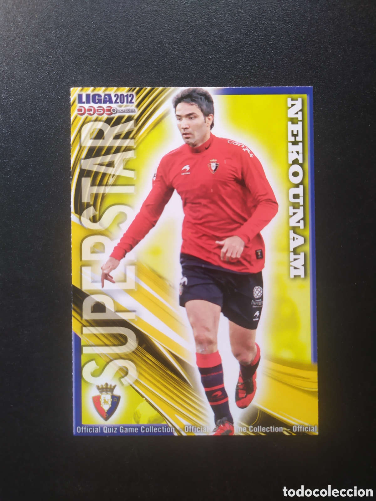 Cromos de f&uacute;tbol: Mundicromo fichas Liga 2011 2012 11 12 Nekounam superstar mate n &deg; 241 Osasuna
