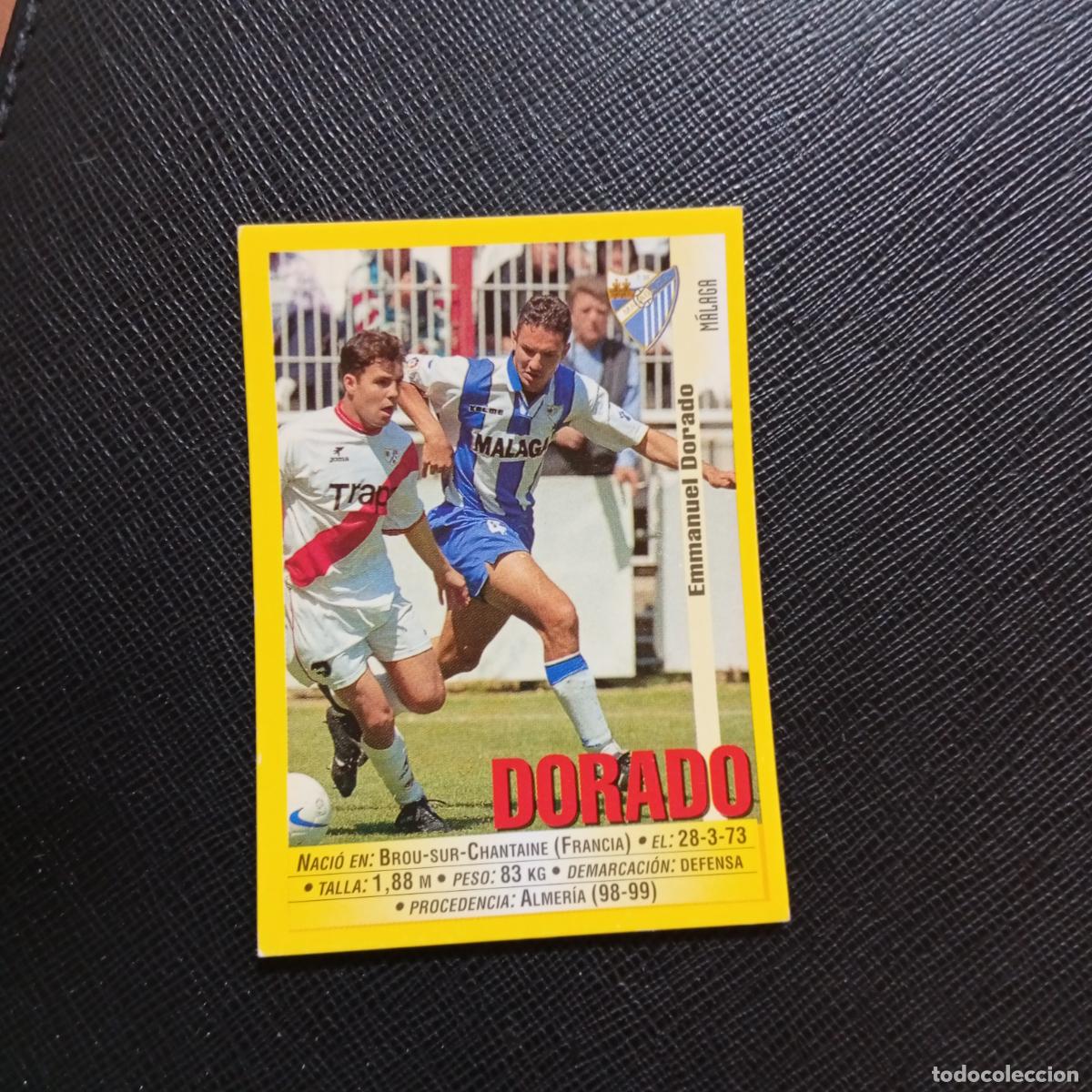 Cromos de f&uacute;tbol: 309 DORADO MALAGA PANINI 1999 2000 CROMO FUTBOL 99 00 - SIN PEGAR - A75 PG396