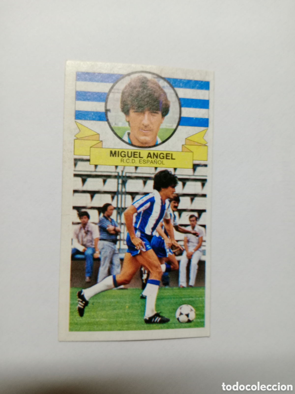 Cromos de f&uacute;tbol: 85-86 ESTE CROMO NUEVO NUNCA PEGADO EN REGULAR ESTADO MIGUEL ANGEL