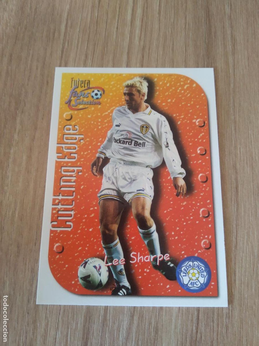 Cromos de f&uacute;tbol: CE7 LEE SHARPE CROMO FUTBOL Futera Leeds United Fans' Selection 1999