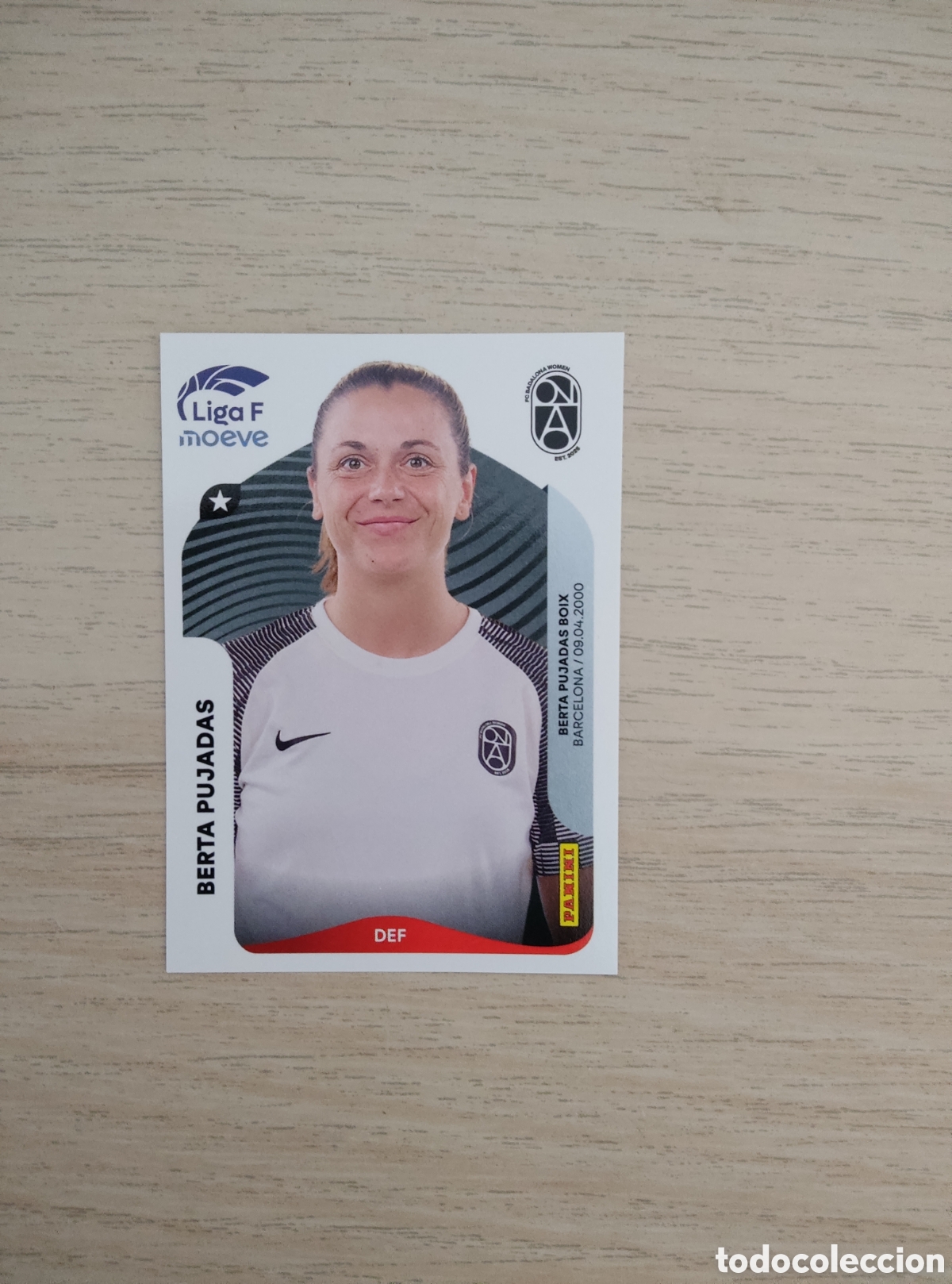 Cromos de f&uacute;tbol: 70 BERTA PUJADAS BADALONA WOMEN LIGA F 2025 2026