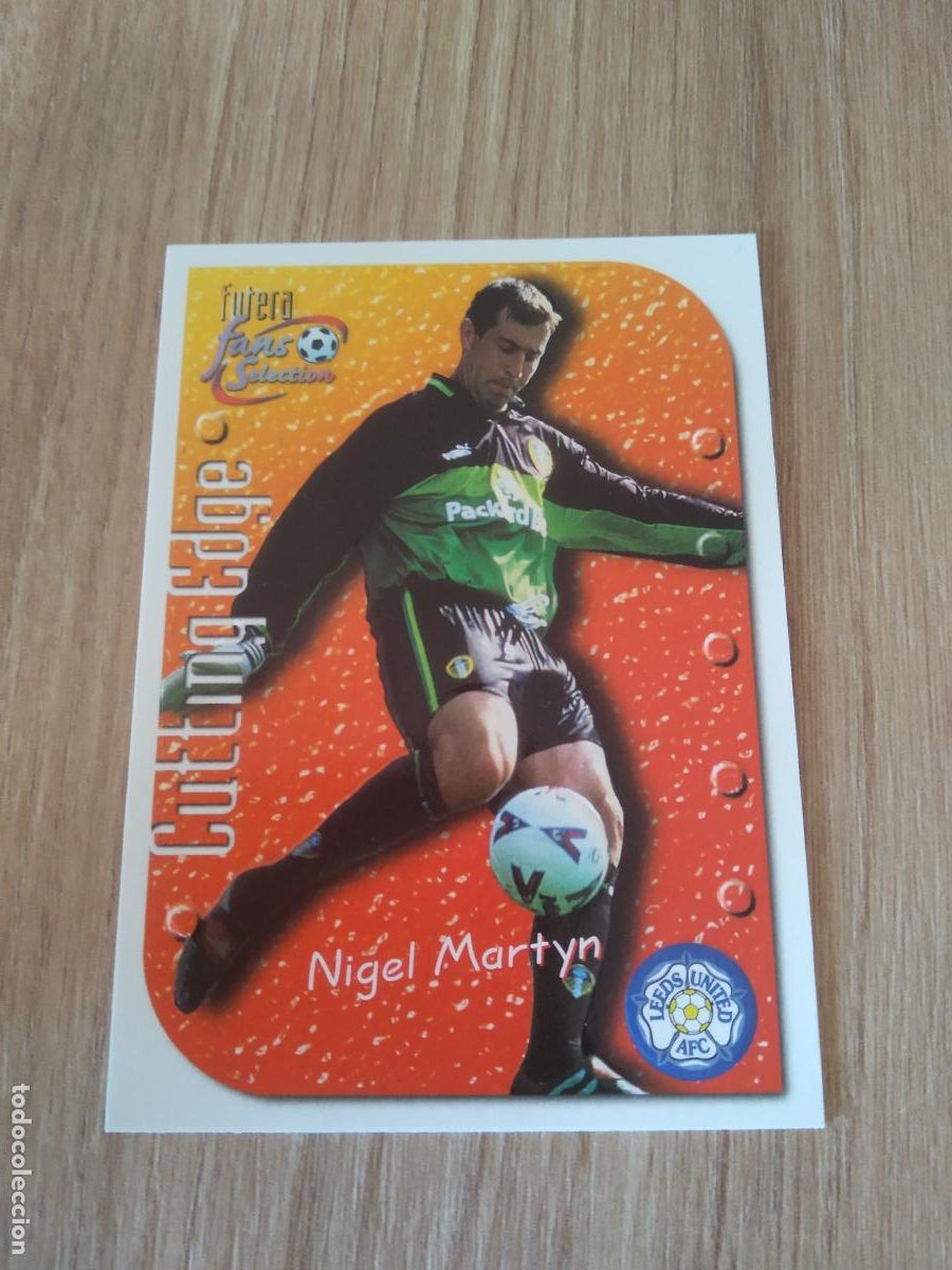Cromos de f&uacute;tbol: CE8 NIGEL MARTYN CROMO FUTBOL Futera Leeds United Fans' Selection 1999