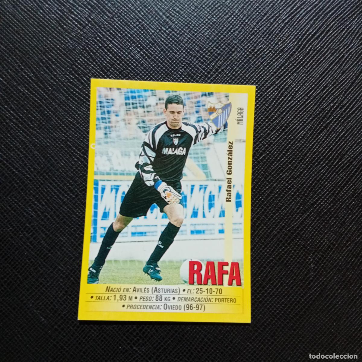 Cromos de f&uacute;tbol: 306 RAFA MALAGA PANINI 1999 2000 CROMO FUTBOL 99 00 - SIN PEGAR - A75 PG399