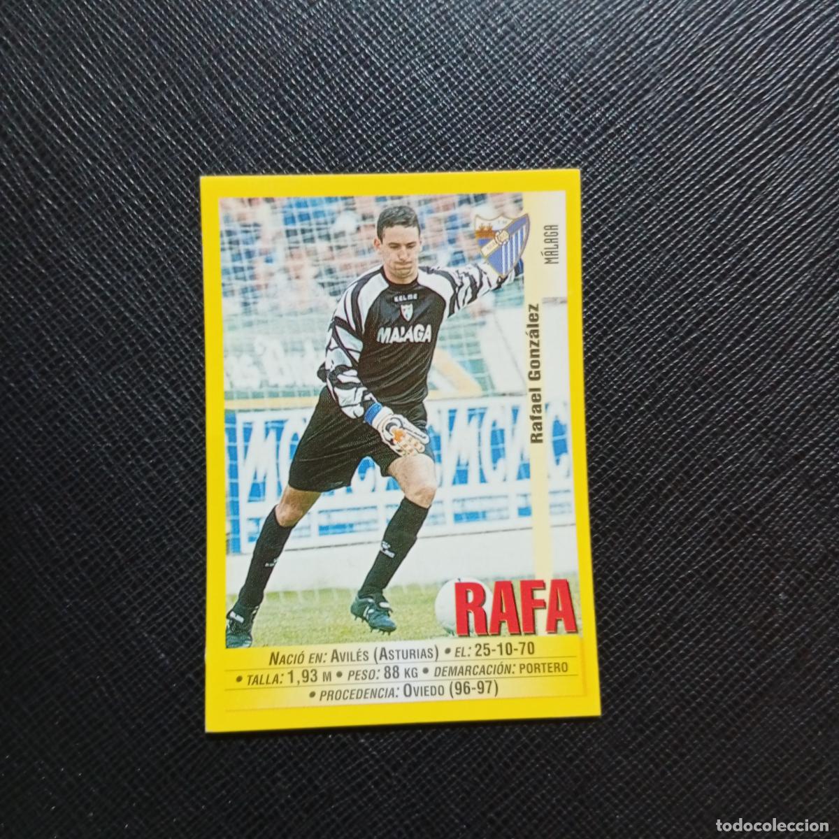 Cromos de f&uacute;tbol: 306 RAFA MALAGA PANINI 1999 2000 CROMO FUTBOL 99 00 - SIN PEGAR - A75 PG408
