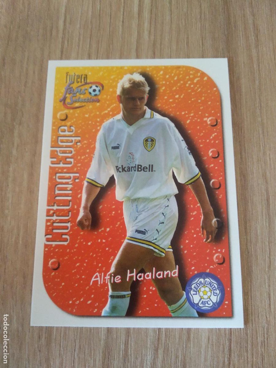 Cromos de f&uacute;tbol: CE9 ALFIE HAALAND CROMO FUTBOL Futera Leeds United Fans' Selection 1999