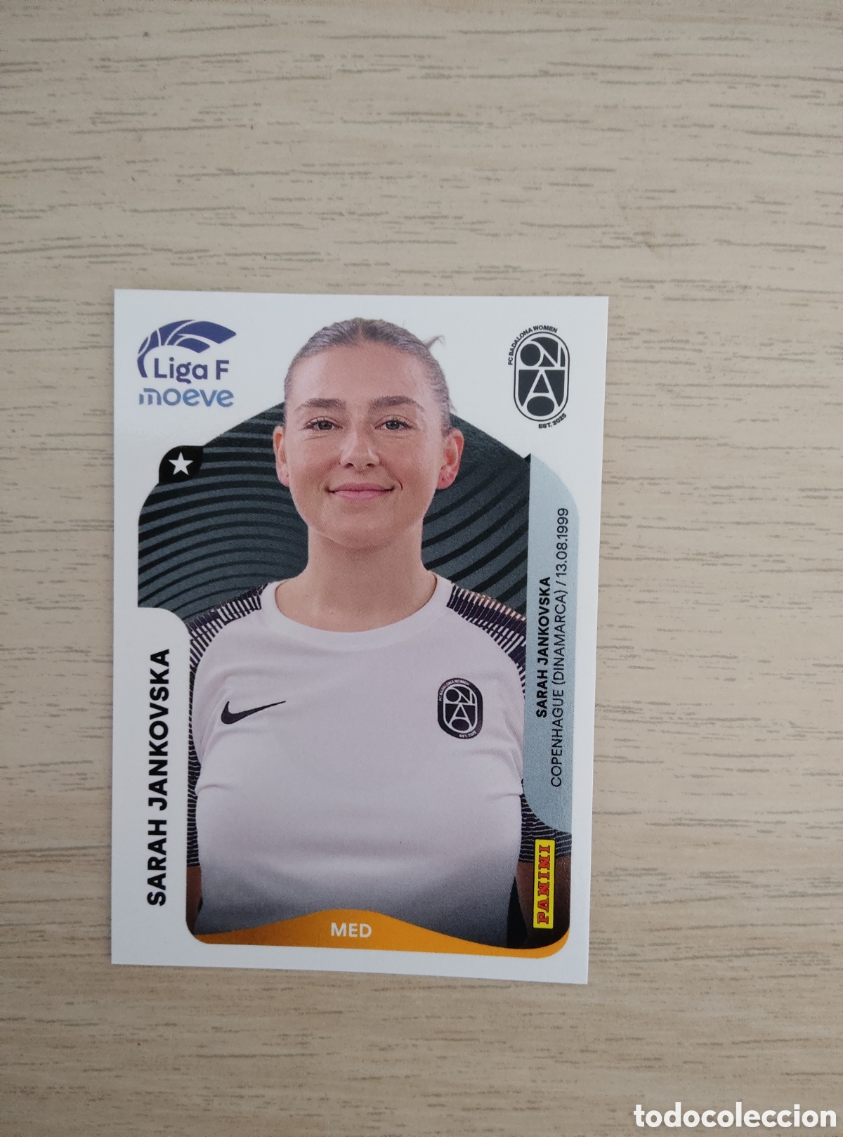 Cromos de f&uacute;tbol: 73 A SARAH JANKOVSKA BADALONA WOMEN LIGA F 2025 2026