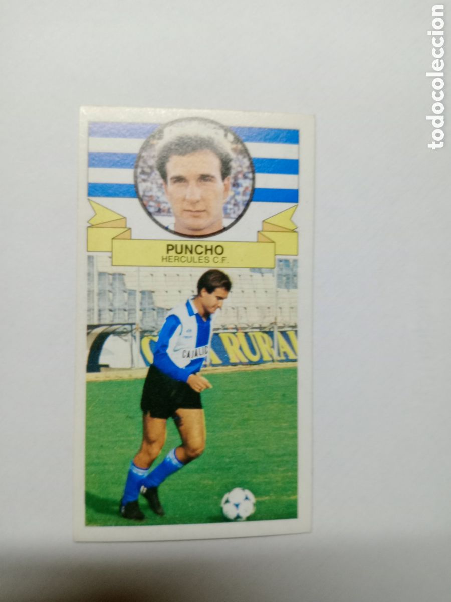 Cromos de f&uacute;tbol: 85-86 ESTE CROMO NUEVO NUNCA PEGADO EN BUEN ESTADO PUNCHO
