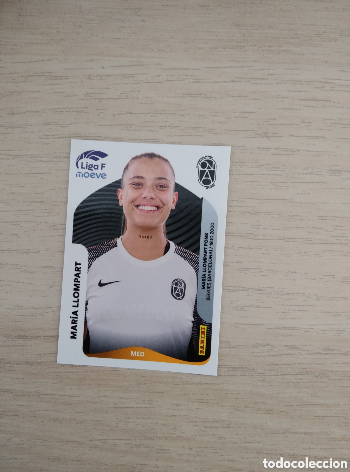 Cromos de f&uacute;tbol: 77 MARIA LLOMPART BADALONA WOMEN LIGA F 2025 2026
