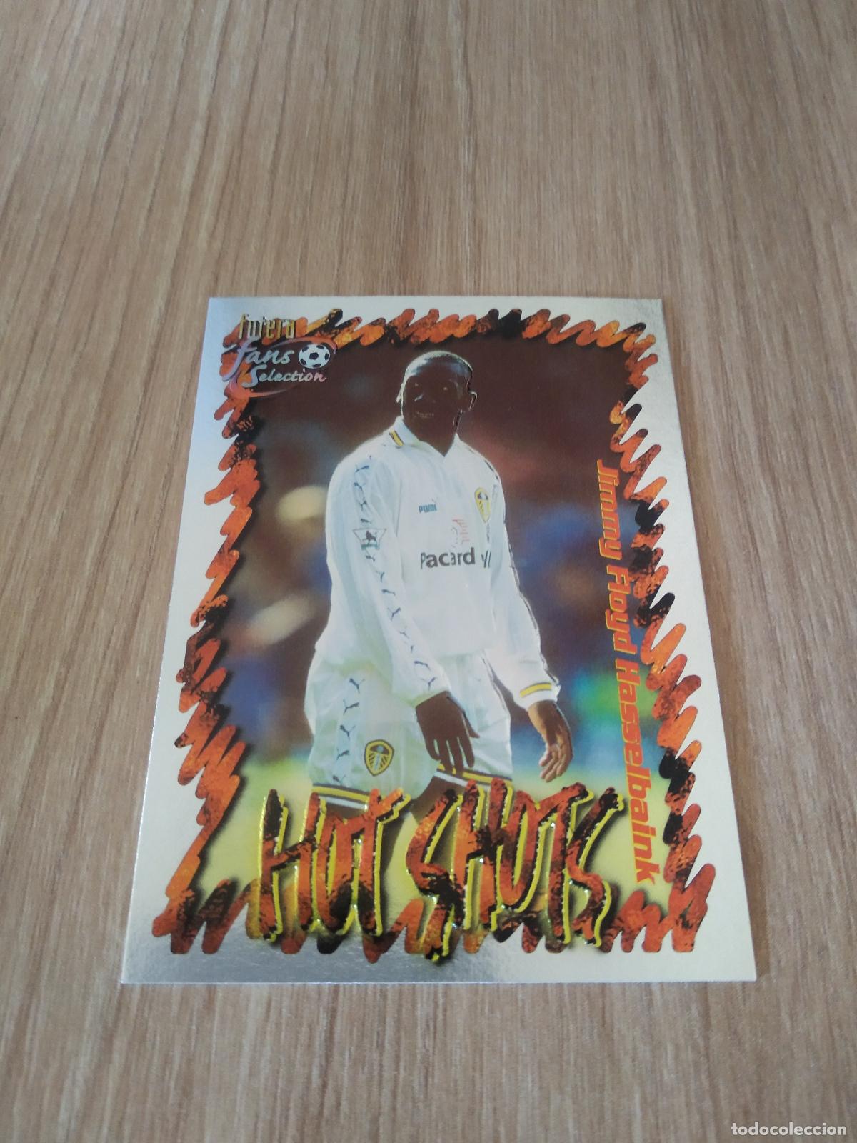 Cromos de f&uacute;tbol: HS4 JIMMY FLOYD HASSELBAINK CROMO FUTBOL Futera Leeds United Fans' Selection 1999