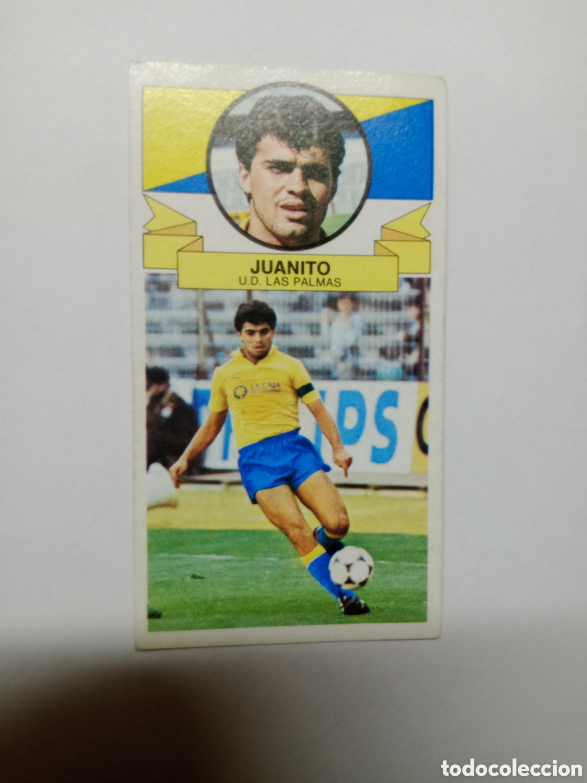 Cromos de f&uacute;tbol: 85-86 ESTE CROMO NUEVO NUNCA PEGADO EN BUEN ESTADO JUANITO