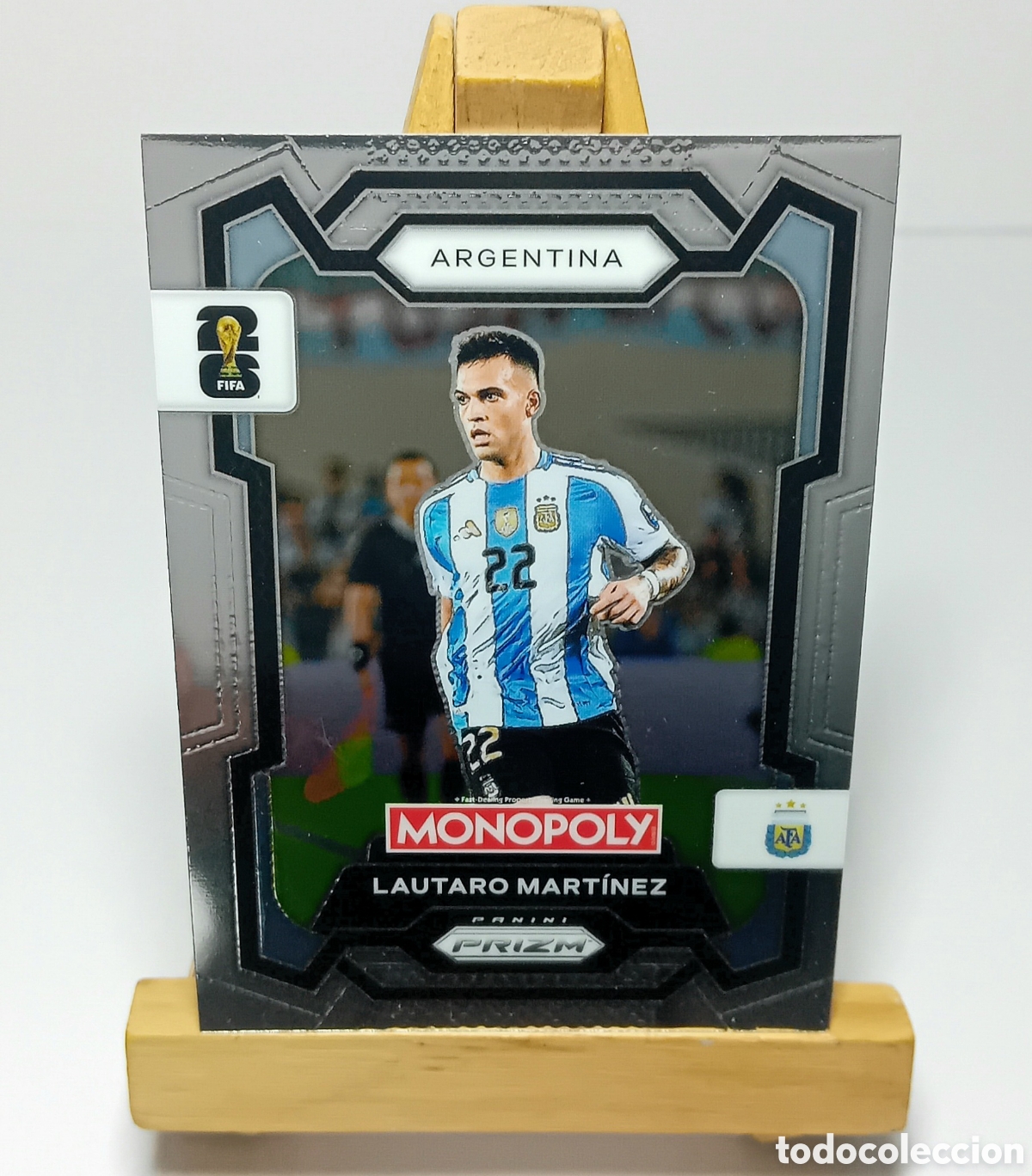 Cromos de f&uacute;tbol: LAUTARO MARTINEZ 2026 ARGENTINA MONOPOLY PRIZM PANINI.