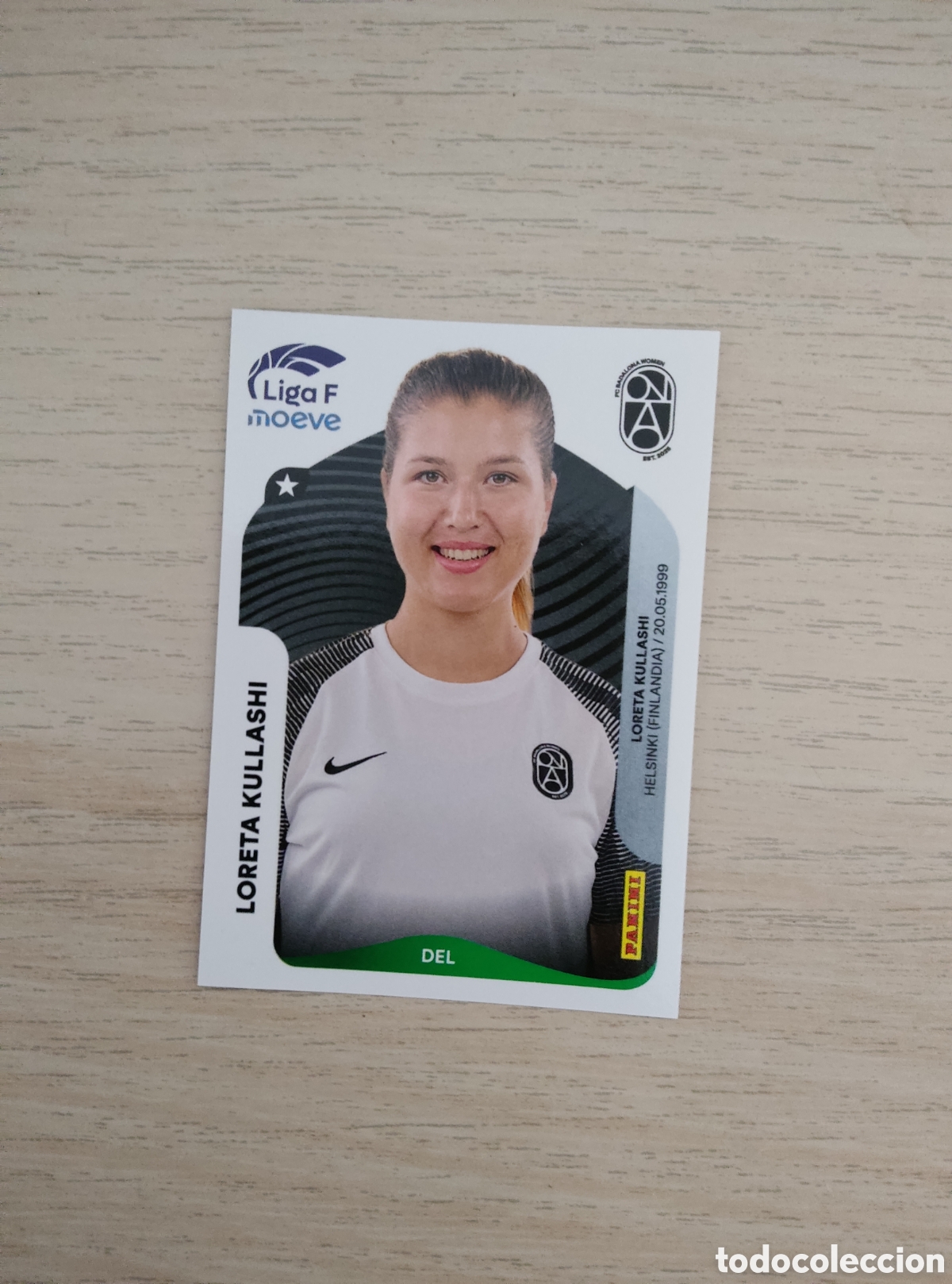 Cromos de f&uacute;tbol: 80 LORETA KULLASHI BADALONA WOMEN LIGA F 2025 2026