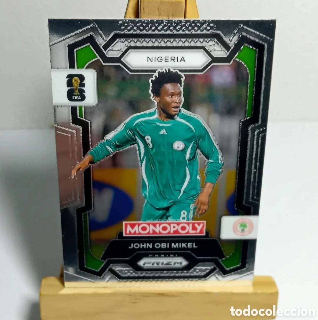 Cromos de f&uacute;tbol: JOHN OBI MIKEL 2026 NIGERIA MONOPOLY PRIZM PANINI.
