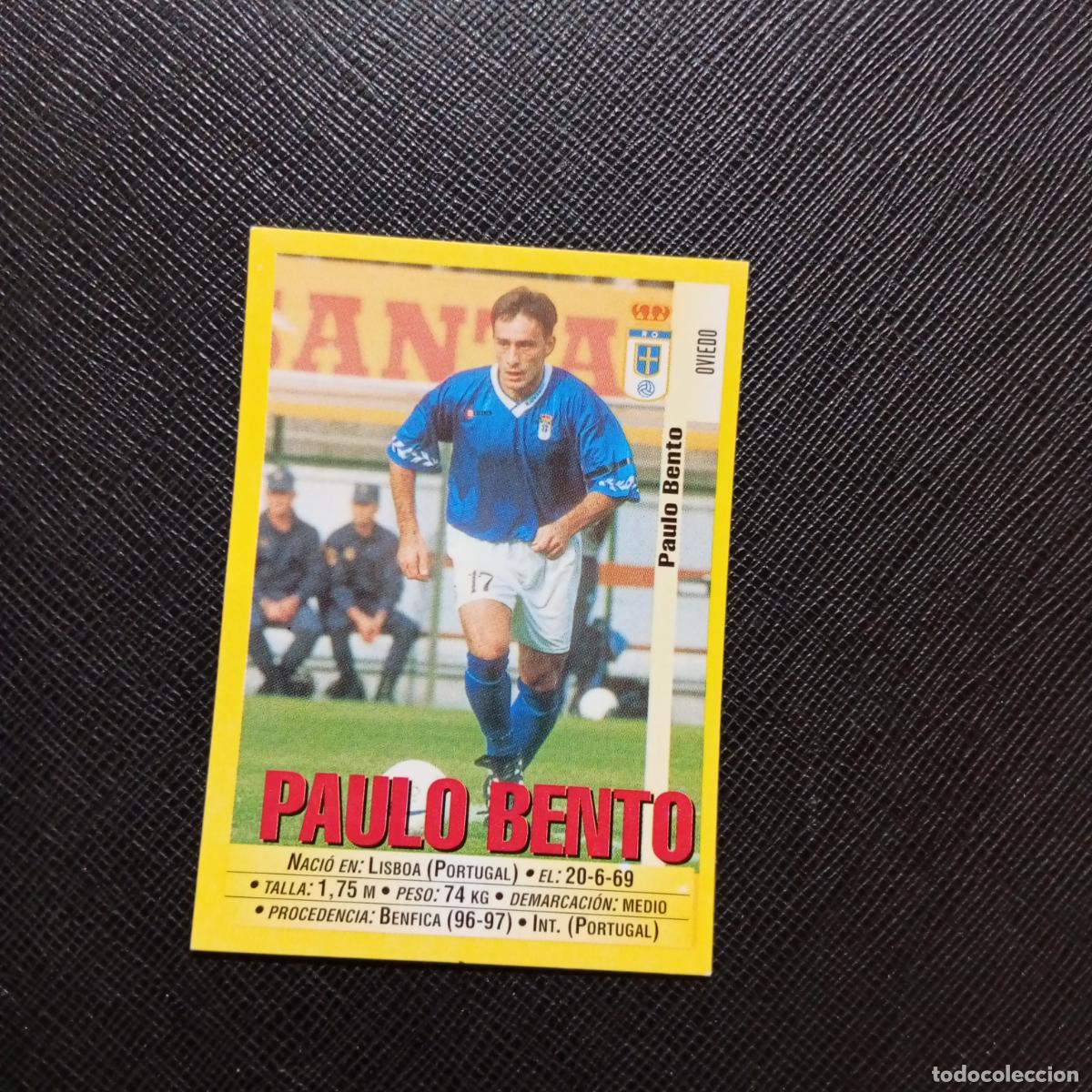 Cromos de f&uacute;tbol: 255 PAULO BENTO OVIEDO PANINI 1999 2000 CROMO FUTBOL 99 00 - SIN PEGAR - A75 PG399