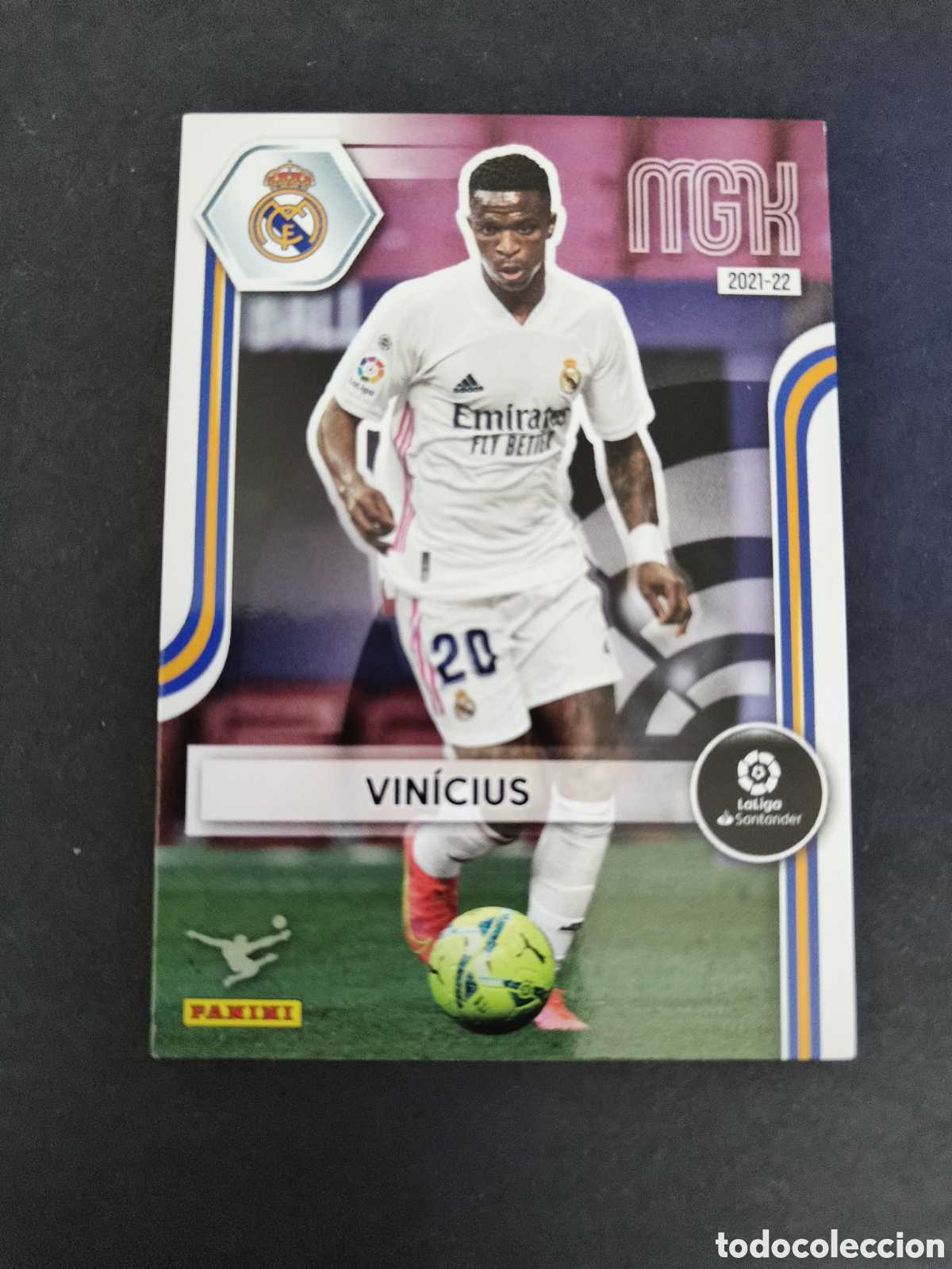 Cromos de f&uacute;tbol: Megacracks 2021/22 235 Vinicius Real Madrid
