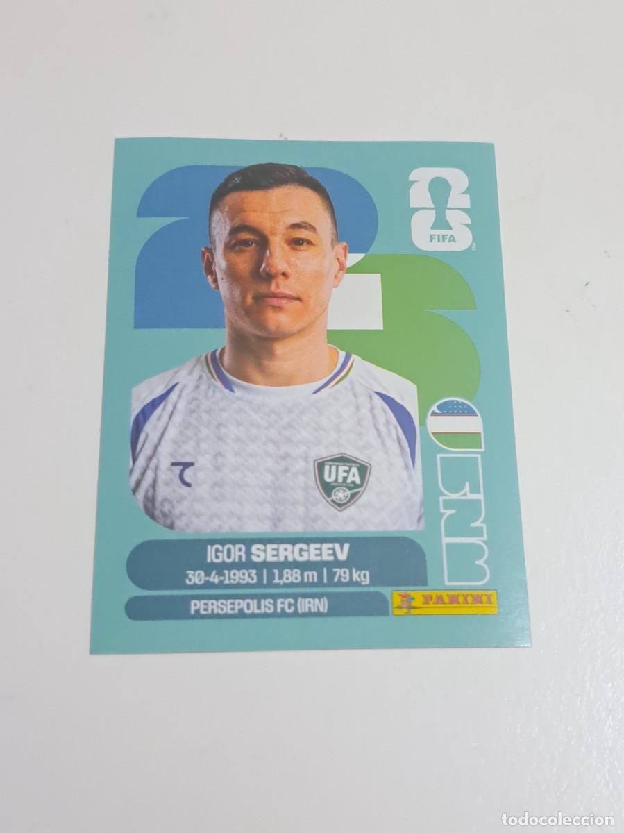 Cromos de f&uacute;tbol: CROMO MUNDIAL 2026 UZB 19 SERGEEV UZBEKISTAN WORLD CUP 2026 PANINI