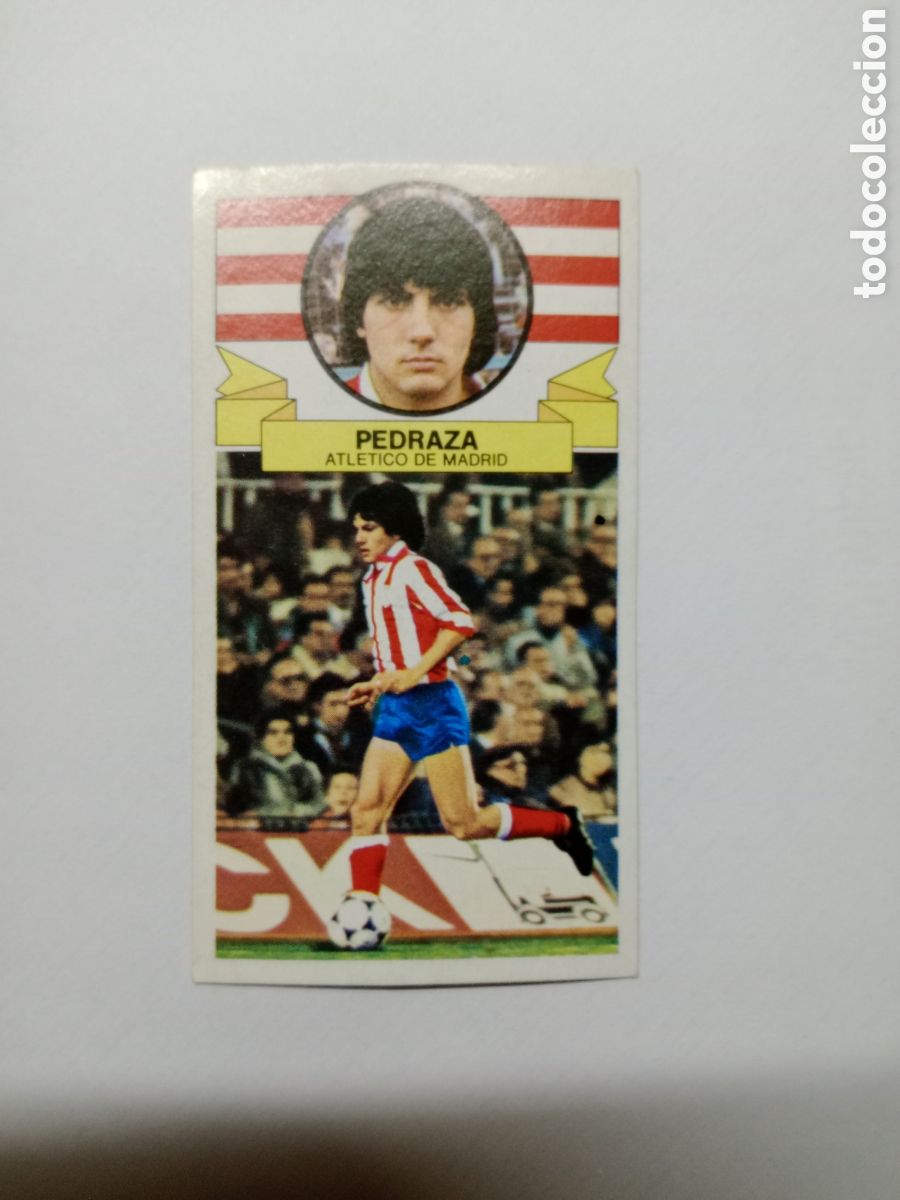 Cromos de f&uacute;tbol: 85-86 ESTE CROMO NUEVO NUNCA PEGADO EN BUEN ESTADO PEDRAZA