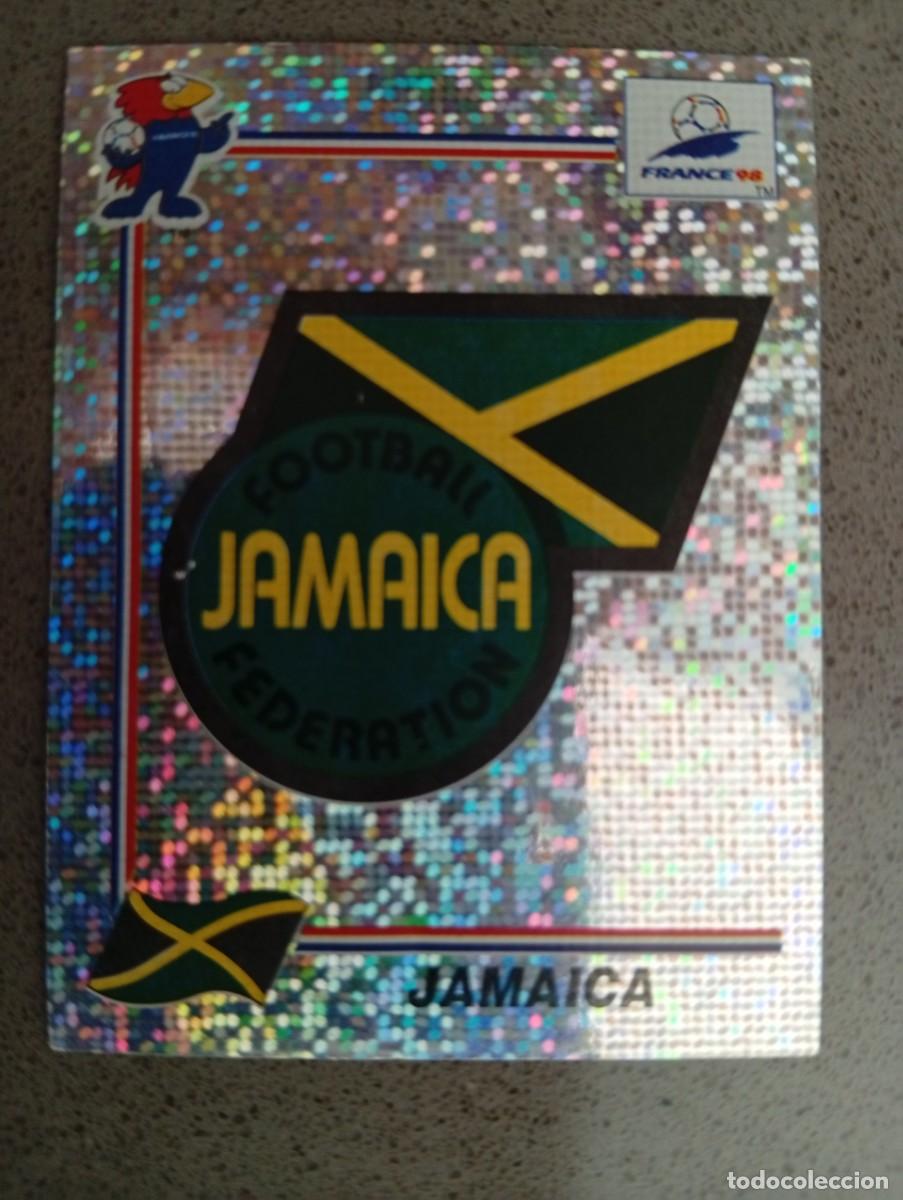 Cromos de f&uacute;tbol: ESCUDO JAMAICA 552 PANINI FRANCIA 1998 98 SIN PEGAR NUNCA PEGADO